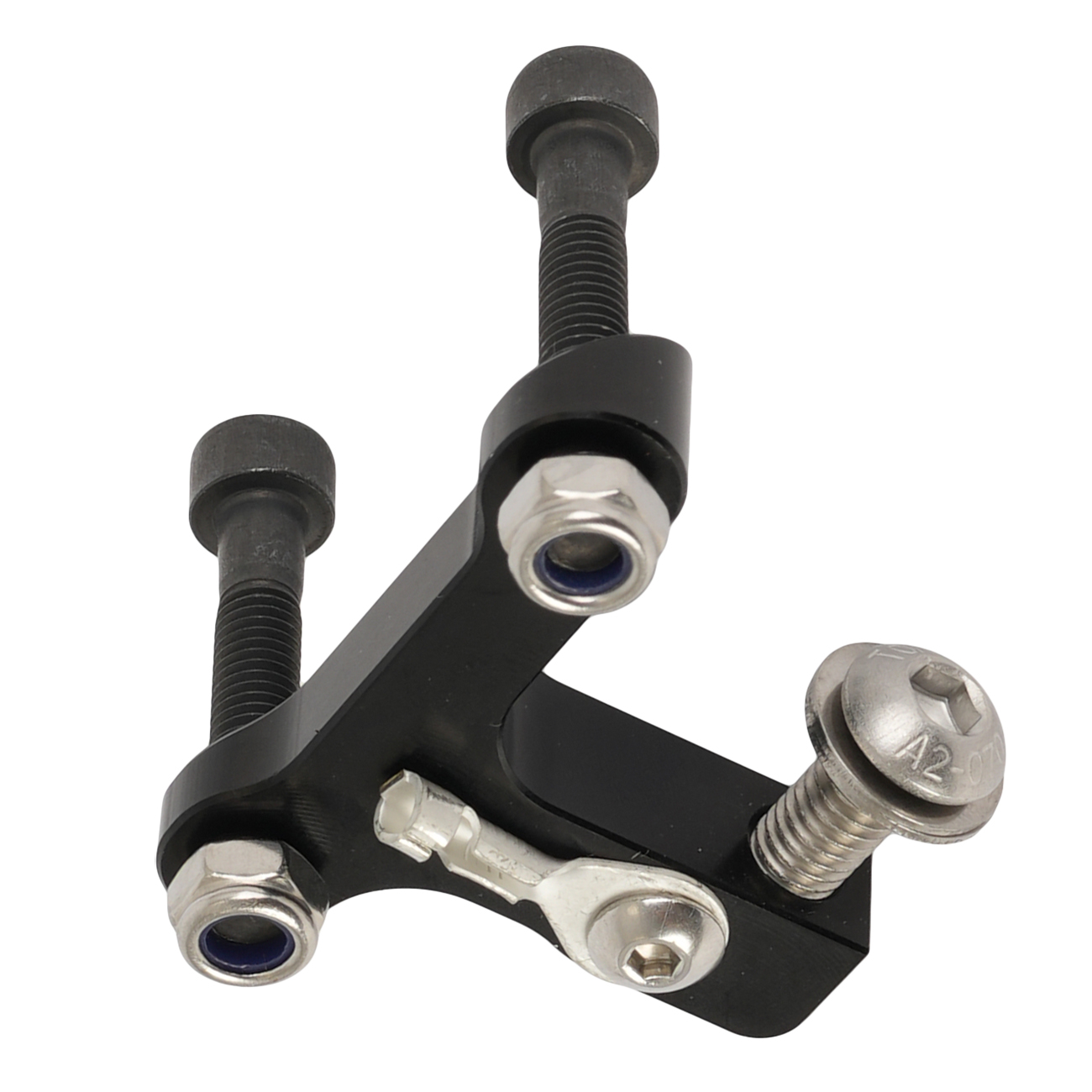 2 Supports De Phare Pour Vélo - Montage Sur Guidon/poignée - Noir Lot De 2