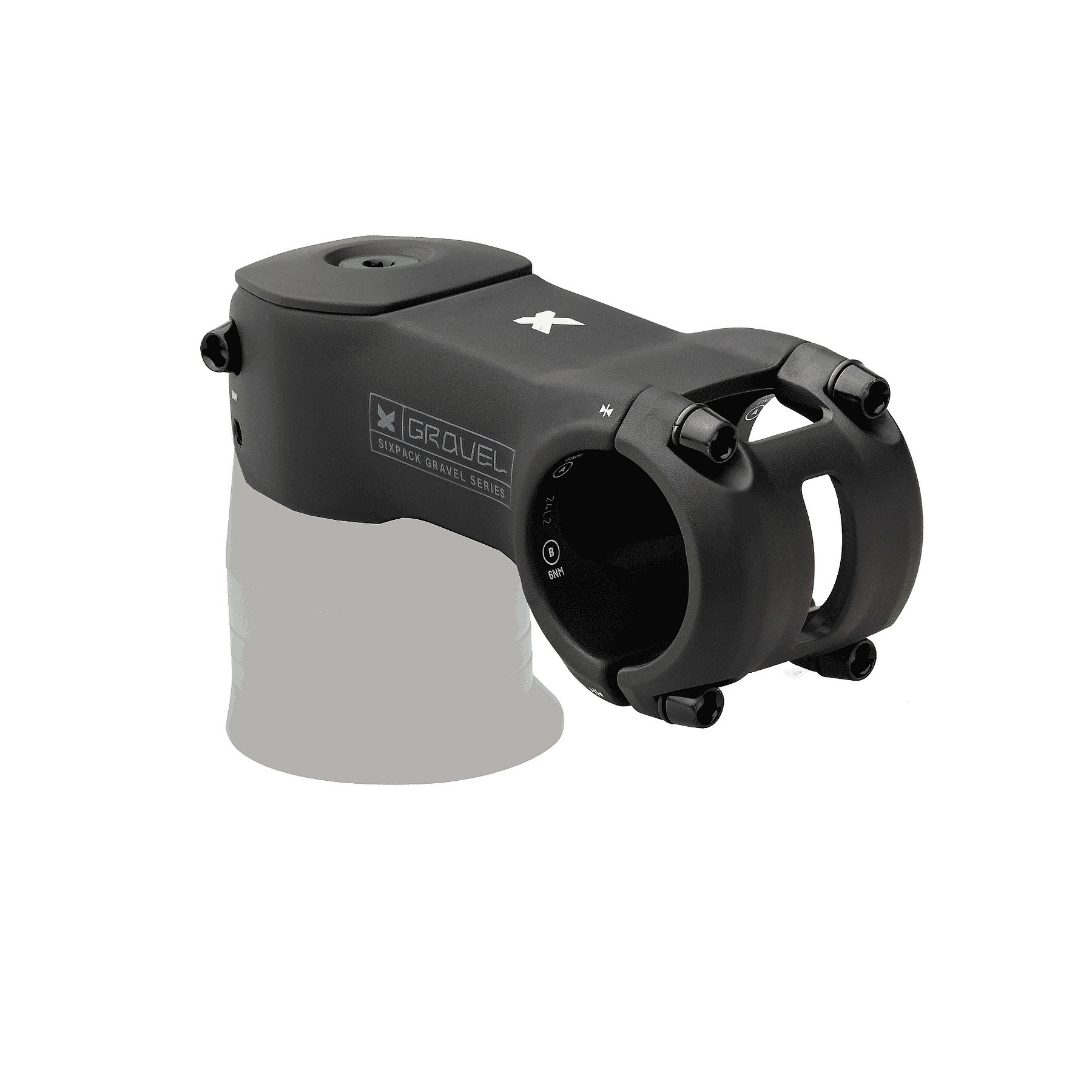 Picture of Sixpack ICR Gravel Stem 1 1/8&quot; | 31.8 - black
