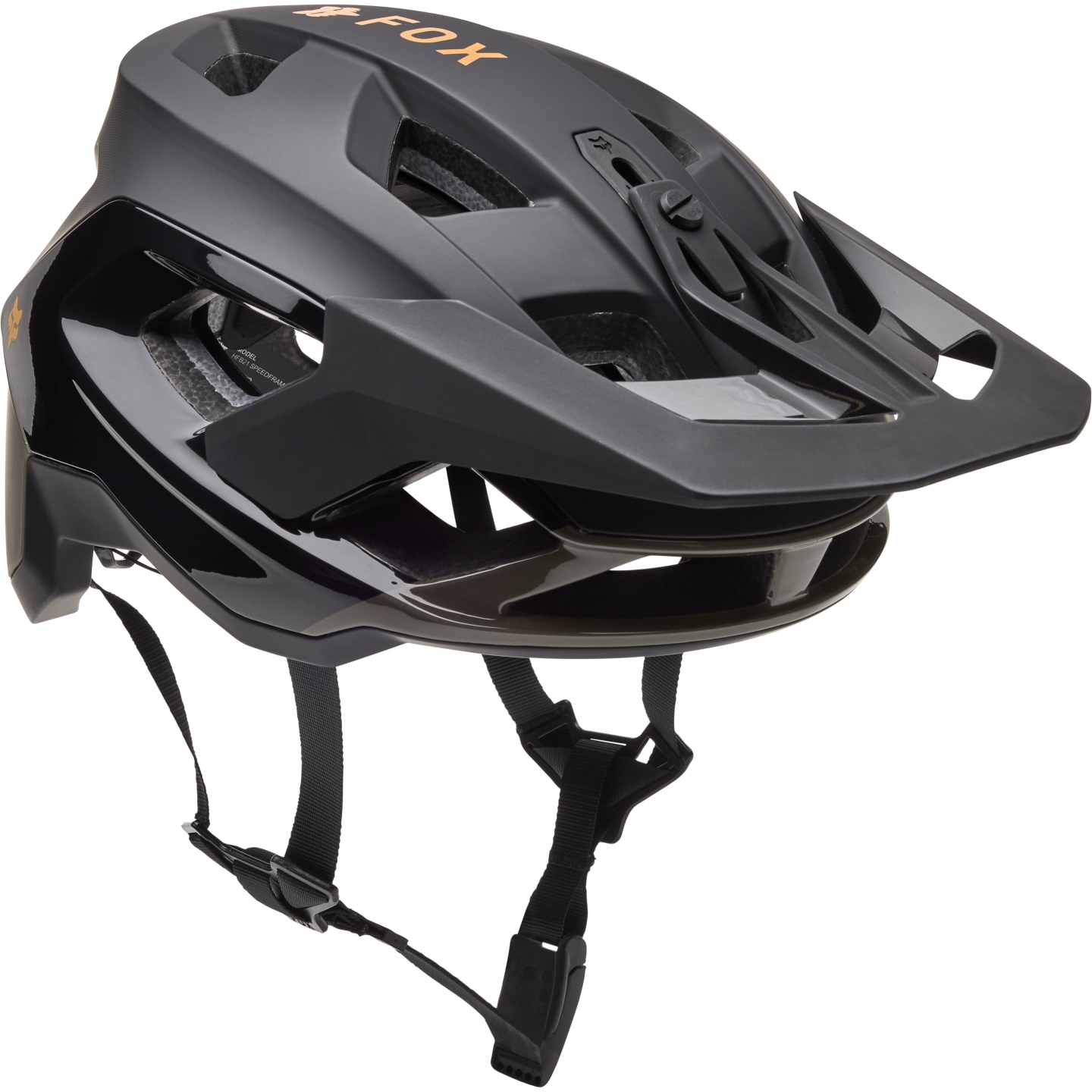 Productfoto van FOX Speedframe Pro MIPS Helm - Backfade - zwart
