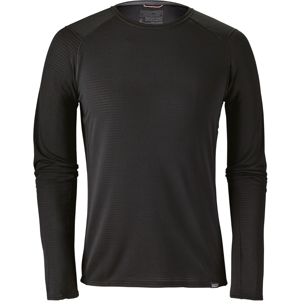 Picture of Patagonia Men&#039;s Capilene Thermal Weight Crew - Black