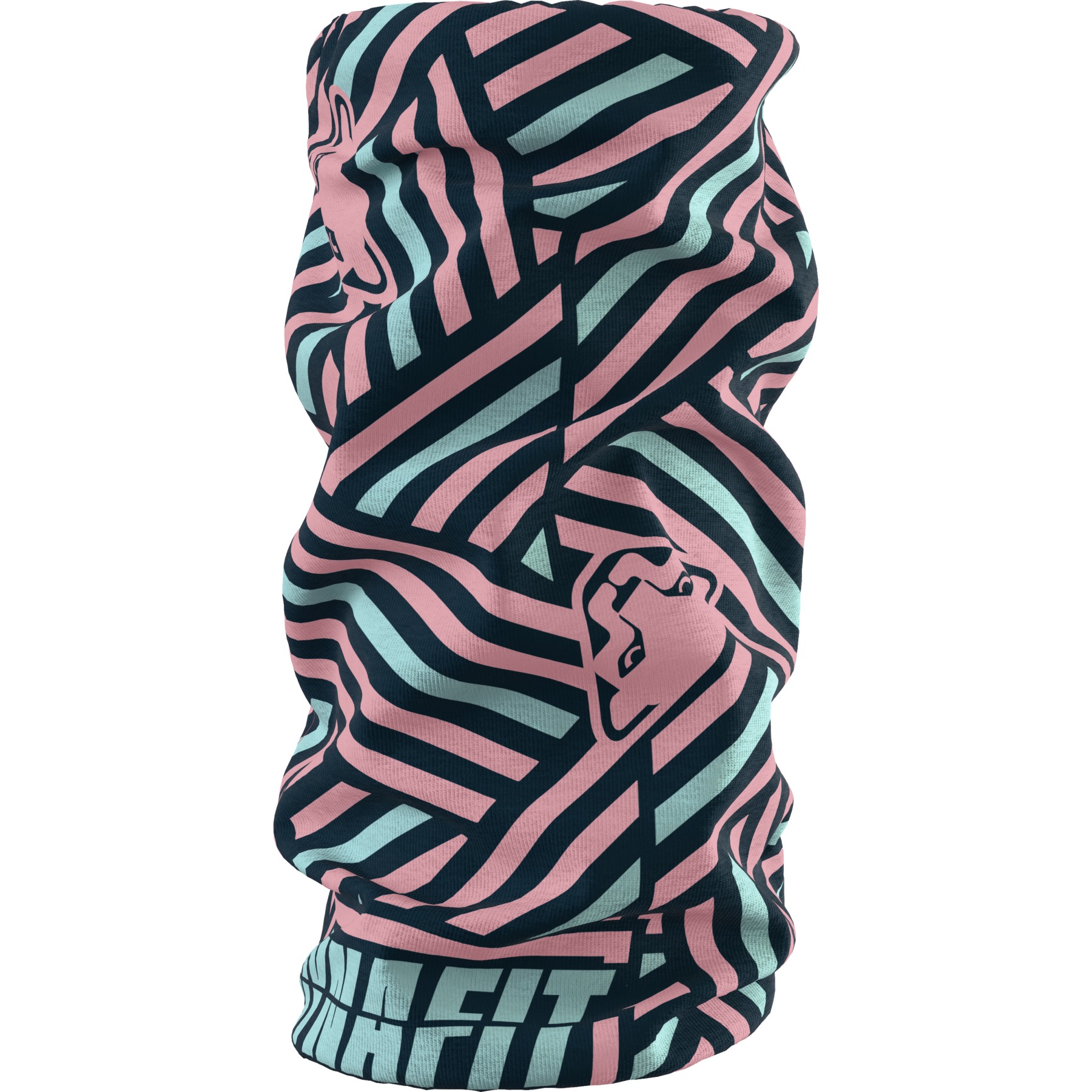 Productfoto van Dynafit Logo Multifunctioneel Doek - Mokarosa Razzle Dazzle