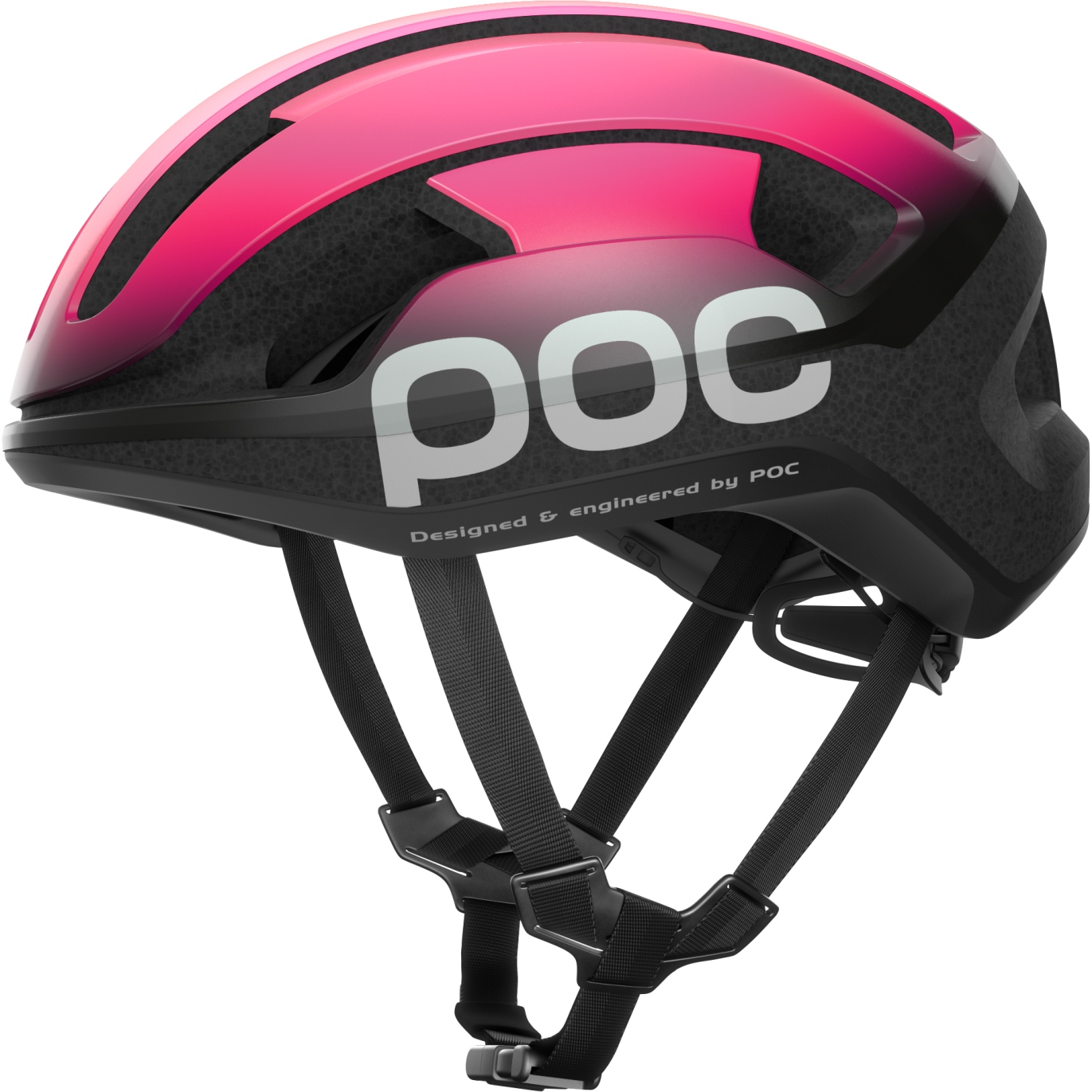 Picture of POC Omne Lite Helmet - 8635 Fluorescent Pink/Uranium Black