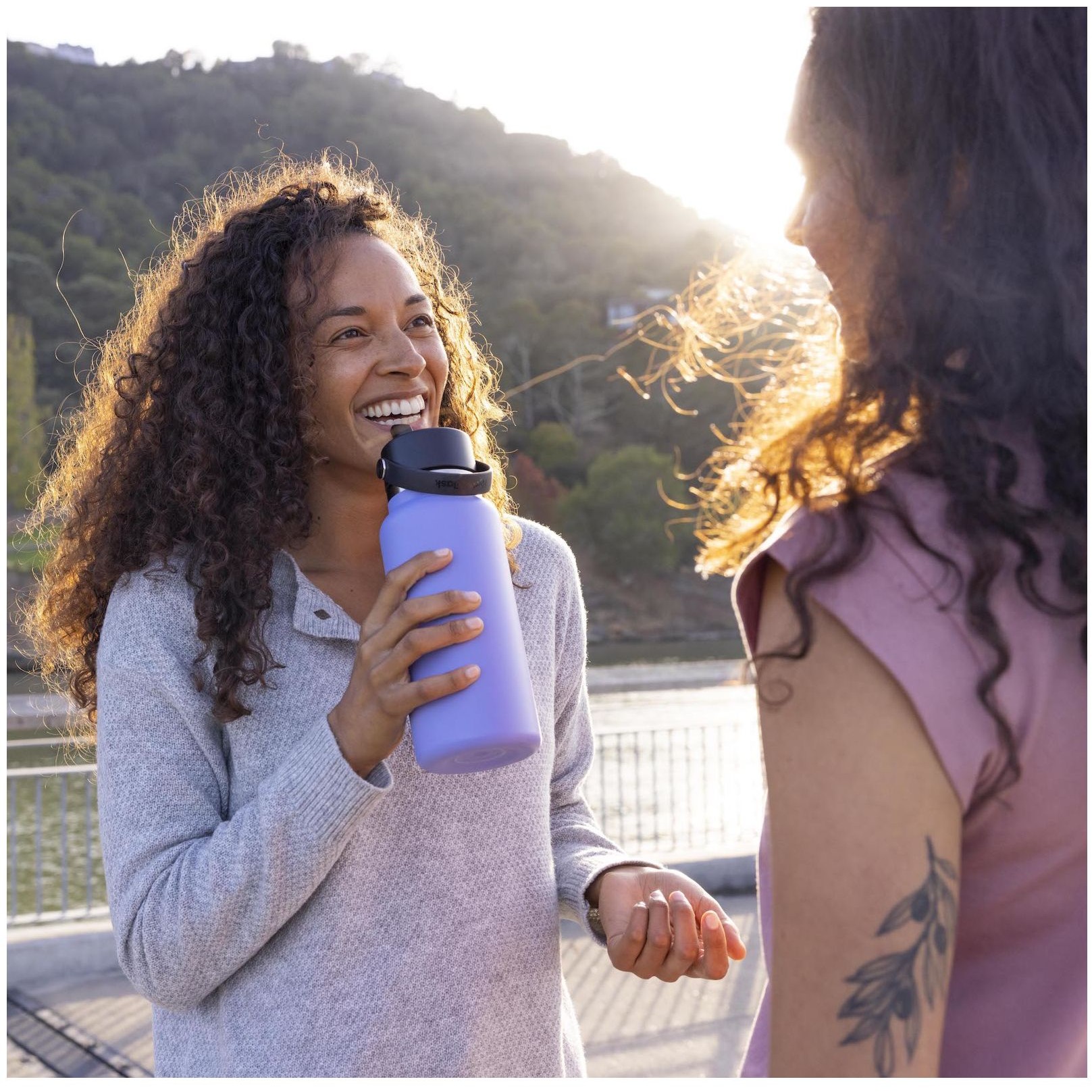 Hydro Flask 32 oz Wide Mouth Thermoflasche + Flex Straw Deckel 