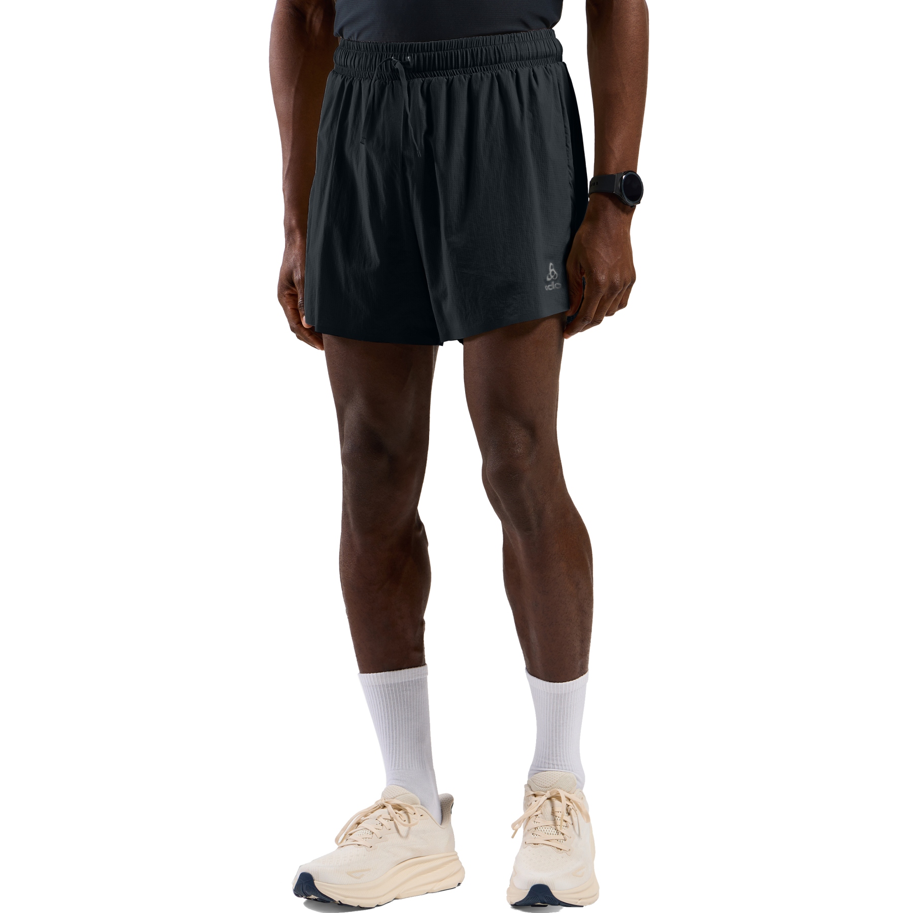 Productfoto van Odlo Zeroweight 5 inch Hardloopshort met Binnenbroek Heren - zwart