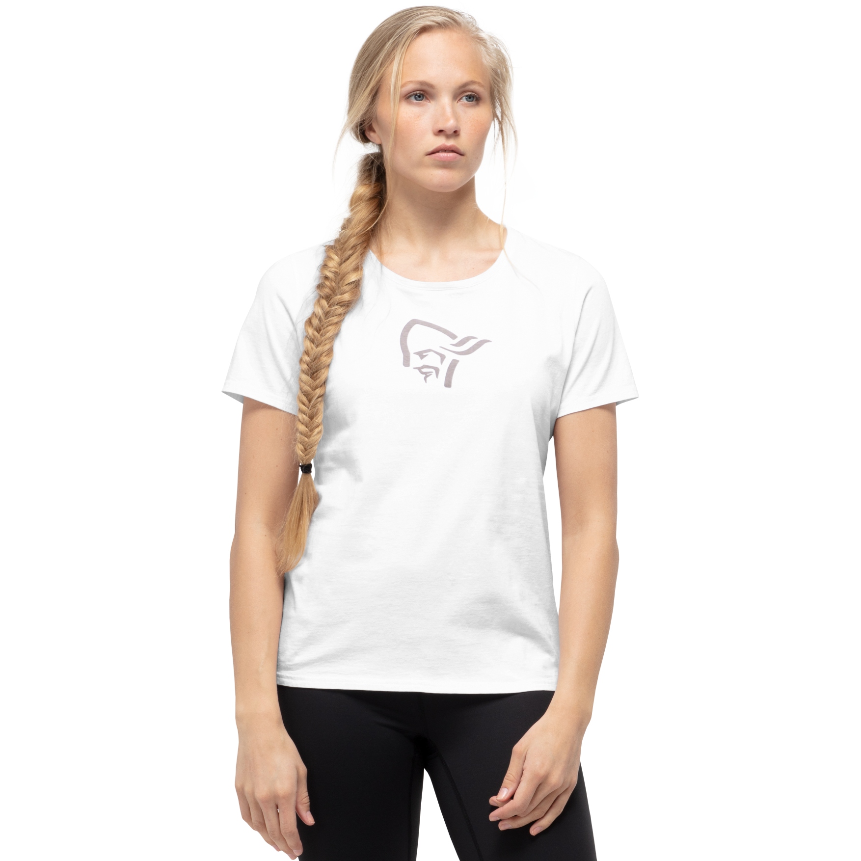 Produktbild von Norrona /29 cotton viking Damen T-Shirt - White