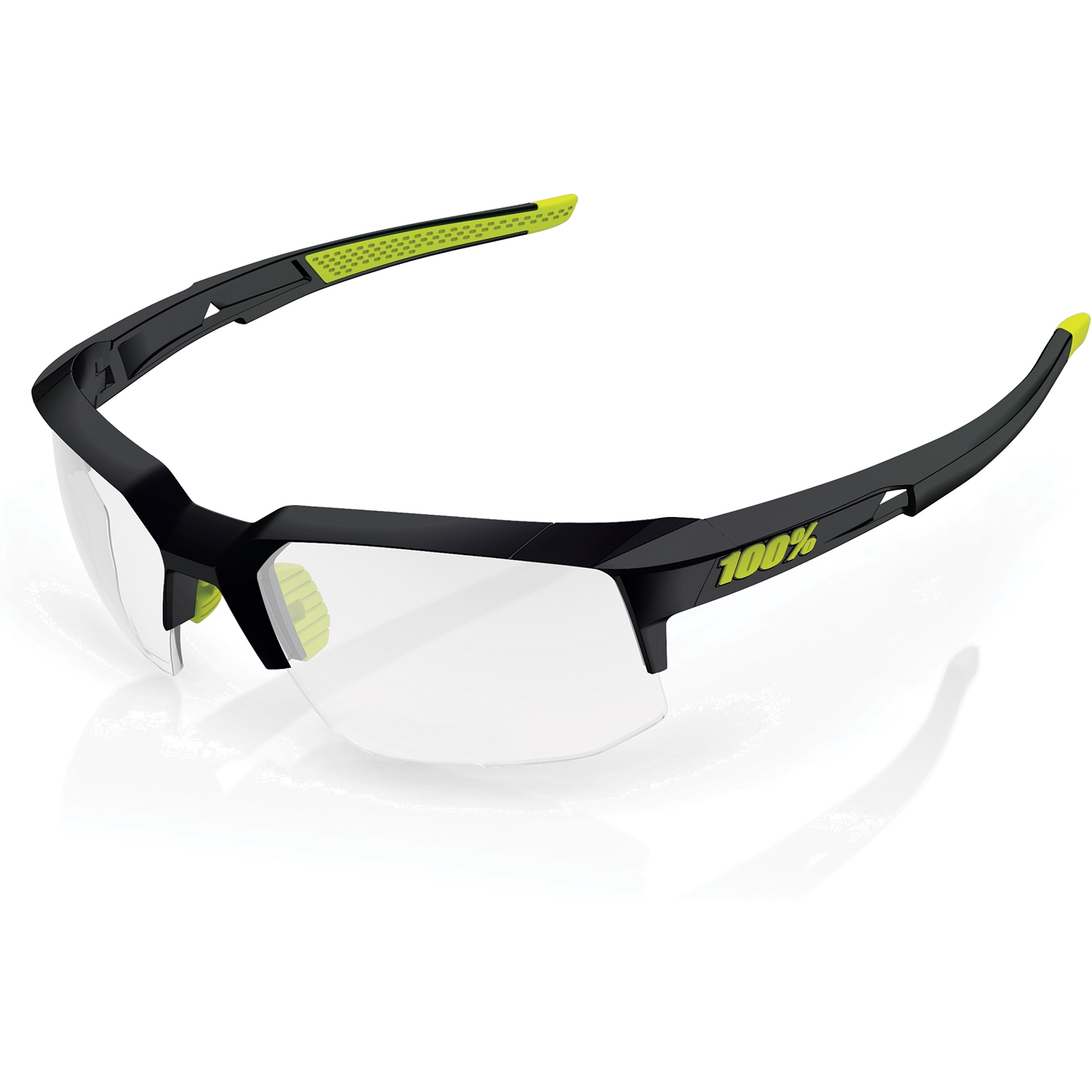 Productfoto van 100% Speedcoupe Glasses - Photochromic Lens - gloss black