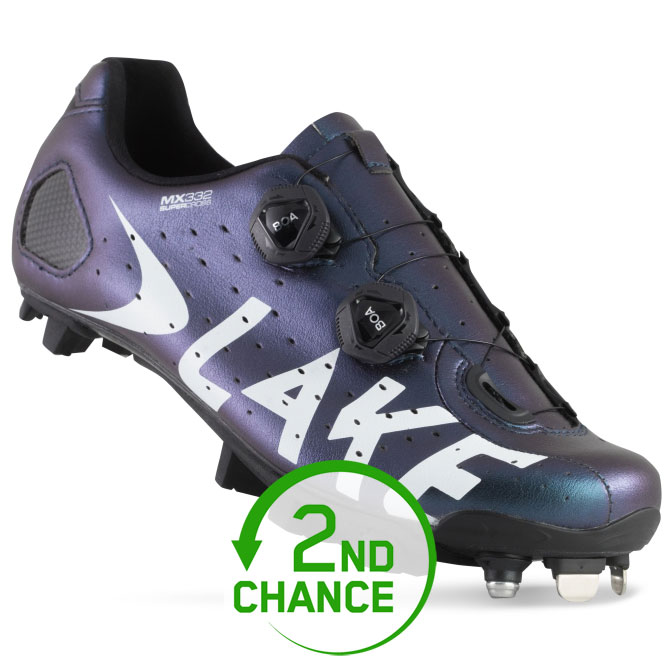 Image of Lake MX332 SuperCross MTB Shoes Men - chameleon blue clarino - 2nd Choice