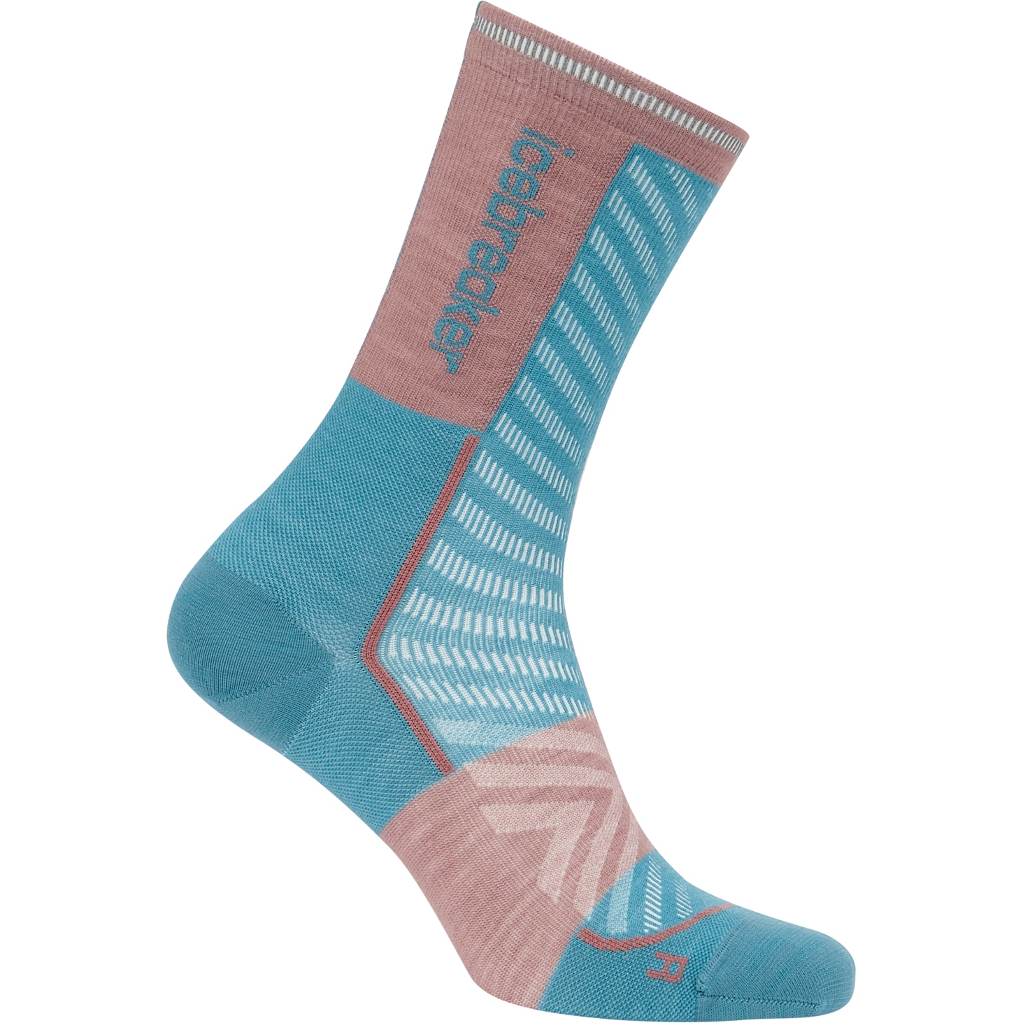 Produktbild von Icebreaker Merino Run+ Ultralight Socken Crew Damen - Topaz/Summit