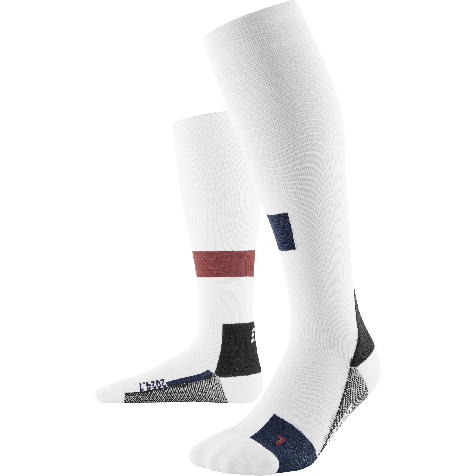 Image of CEP The Run Tall Compression Socks Limited 2024.1 Men - white
