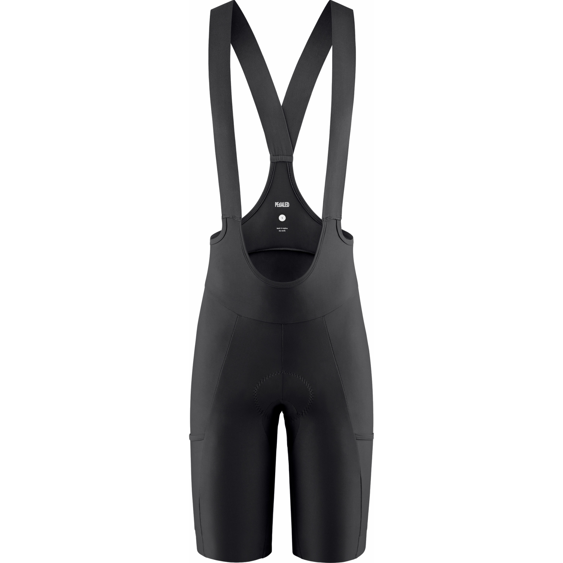 Foto de PEdALED Culotte Corto con Tirantes Ciclismo Mujer - Odyssey Training - Negro