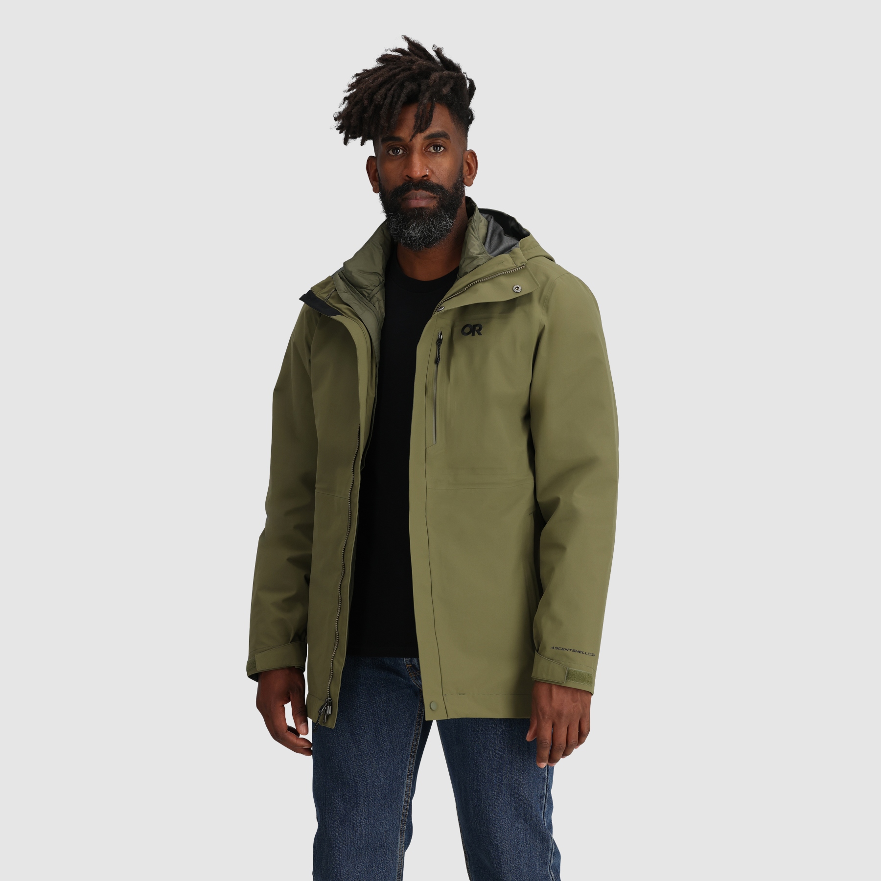 Outdoor Research Foray 3L 3-in-1 Parka Men - ranger green | BIKE24