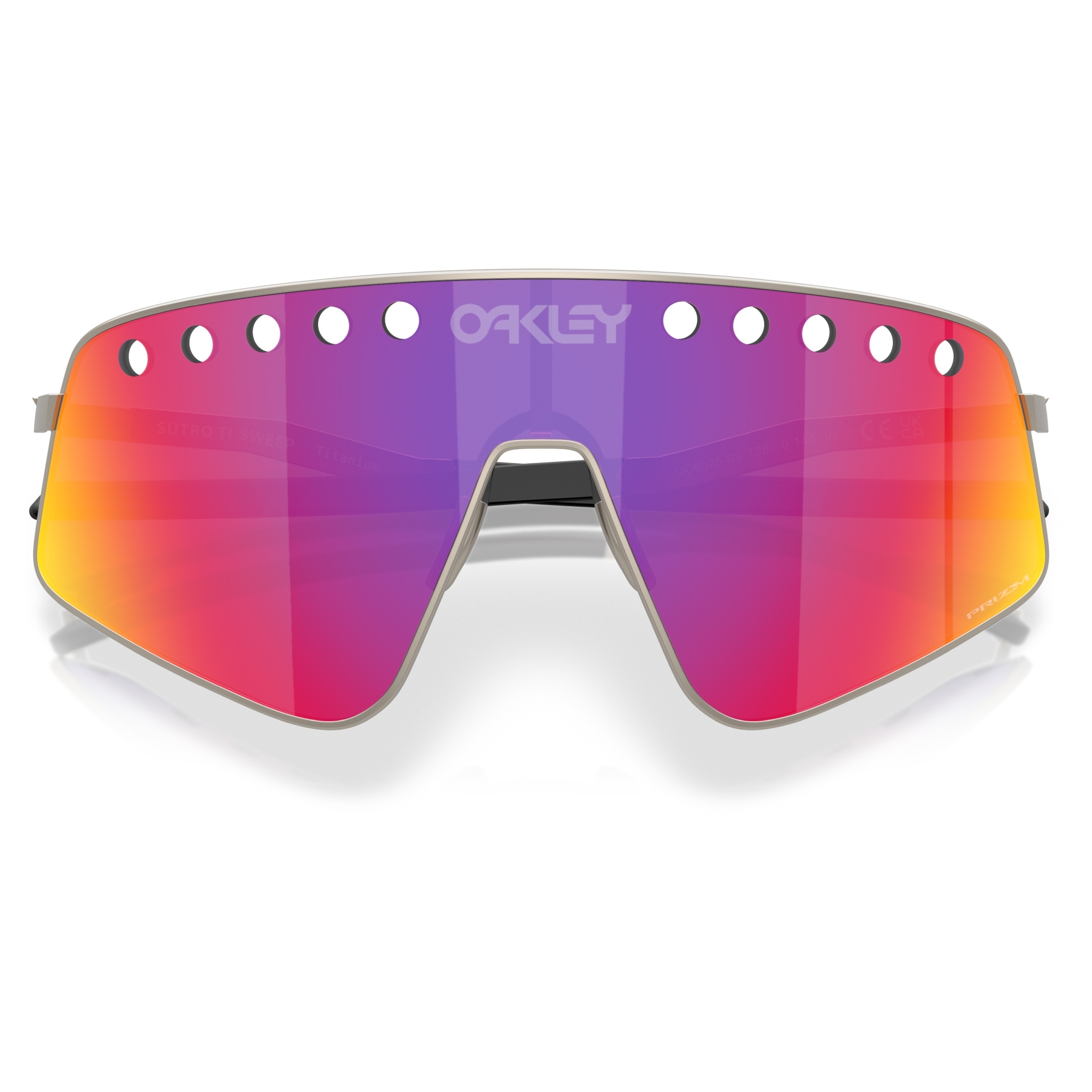Oakley Sutro TI Sweep Glasses - Matte Gunmetal/Prizm Road - OO6025