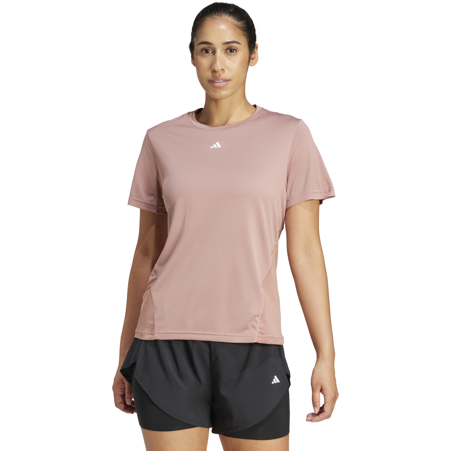 Produktbild von adidas Designed for Training T-Shirt Damen - warm clay JC9819