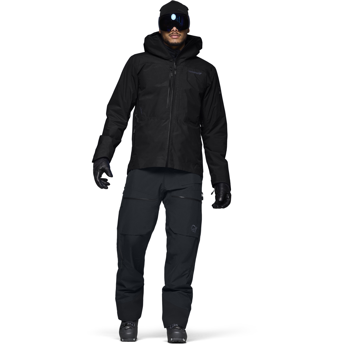 Norrona lofoten Gore-Tex insulated Jacket Men - Caviar Black | BIKE24