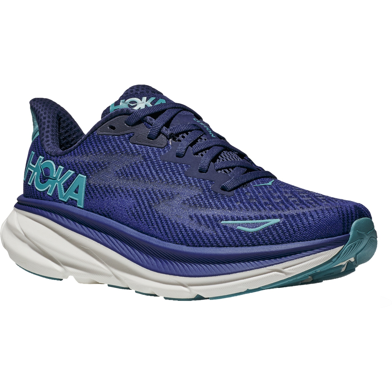 Picture of Hoka Clifton 9 Women&#039;s Running Shoes - bellwether blue / evening sky