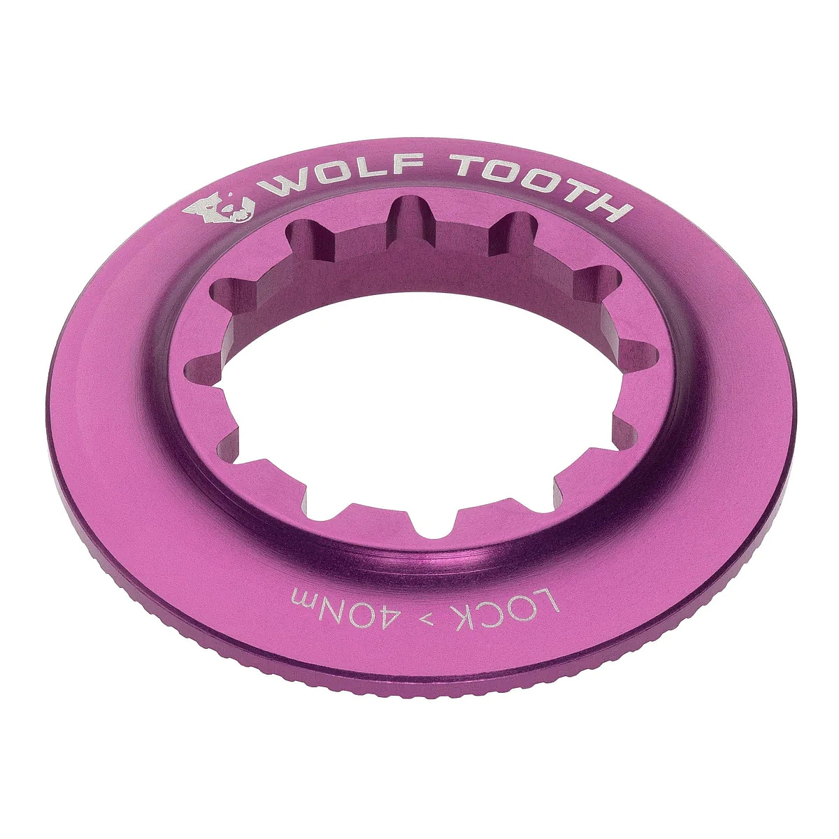 Produktbild von Wolf Tooth Centerlock Lockring - Innenverzahnung - lila