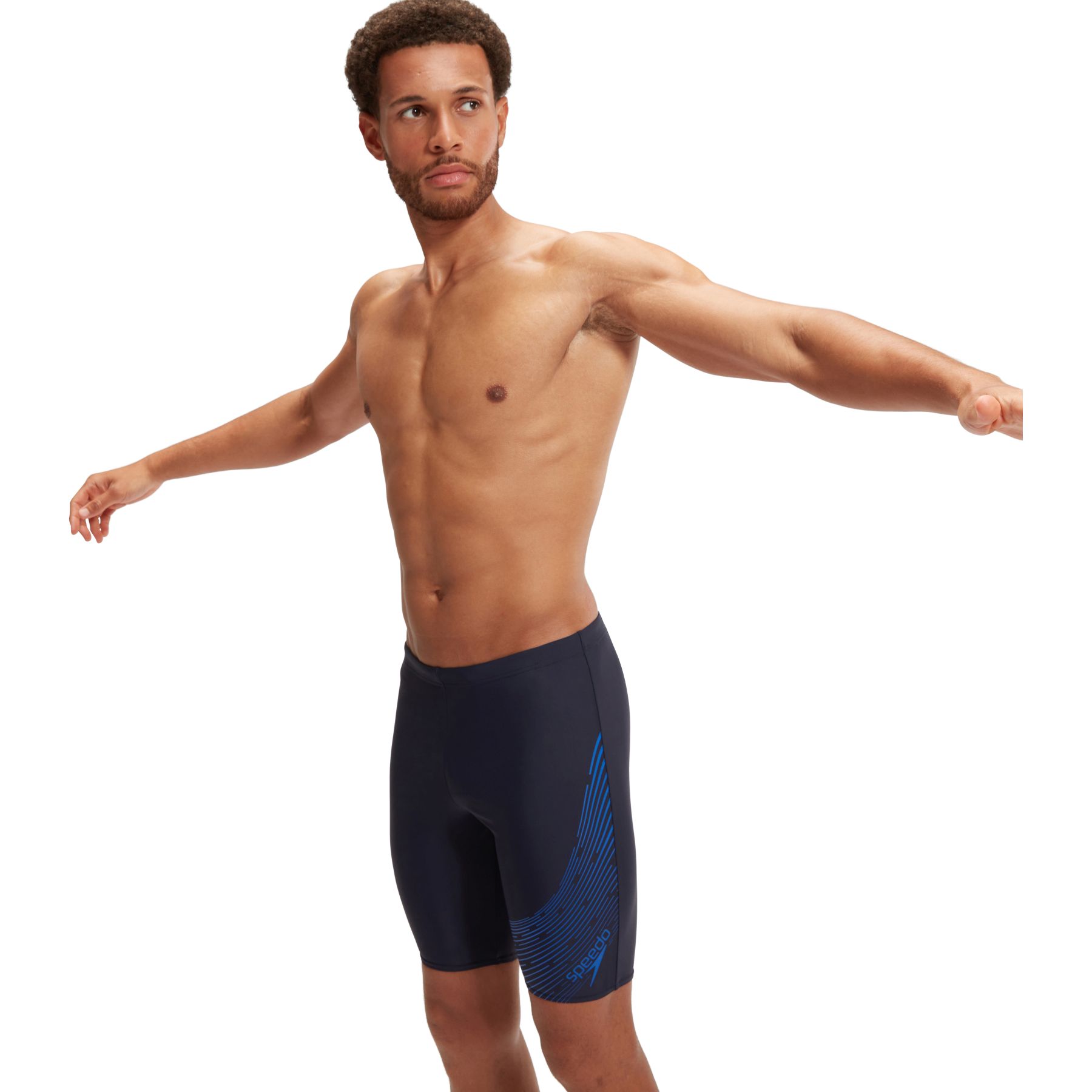 Bañador de Natación Speedo Medley Logo Aquashort Hombre