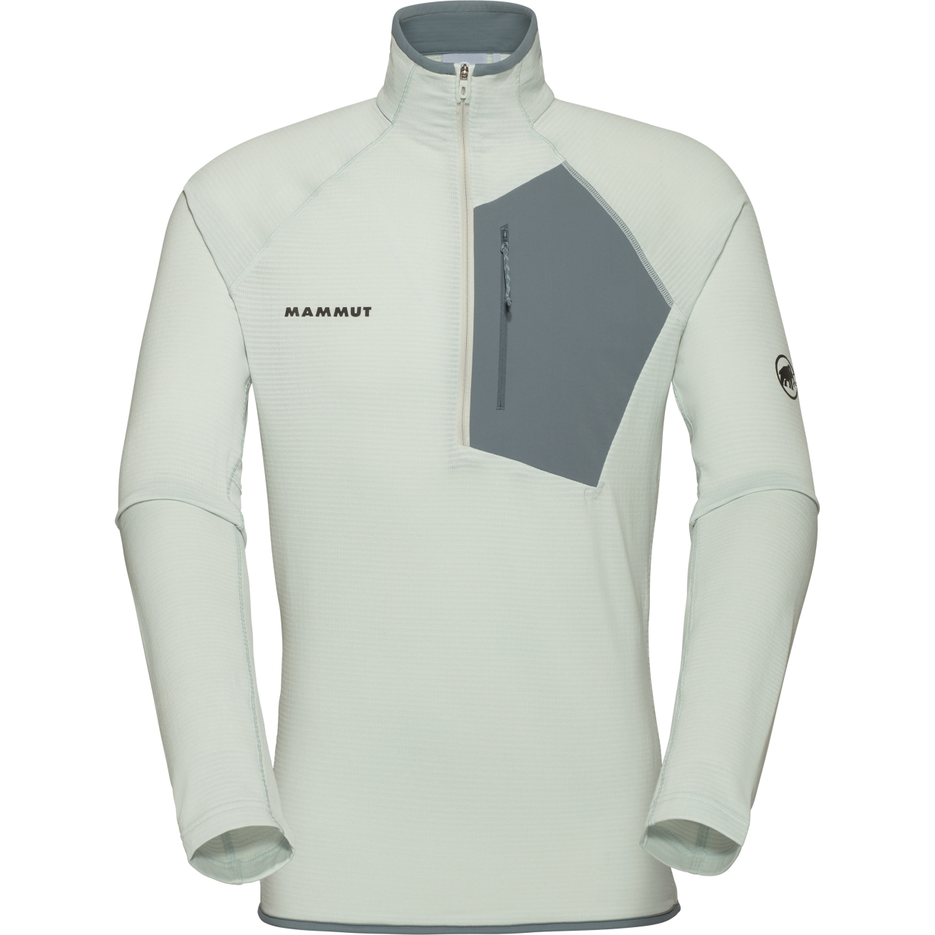 Mammut Aenergy Light Half Zip Midlayer Pullover Herren silver sage-strata