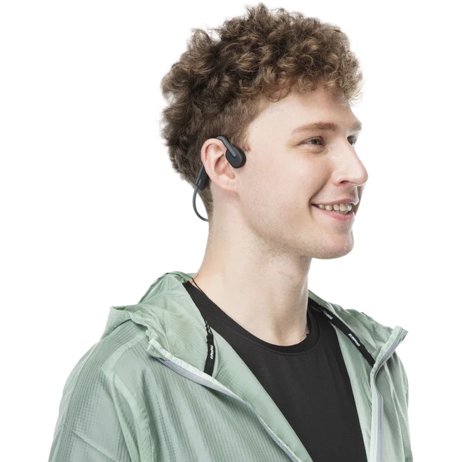Shokz OpenMove Bone Conduction Headphones - Open-Ear Bluetooth Sport Earphones, 6-Hour Battery, IP55 Sweatproof