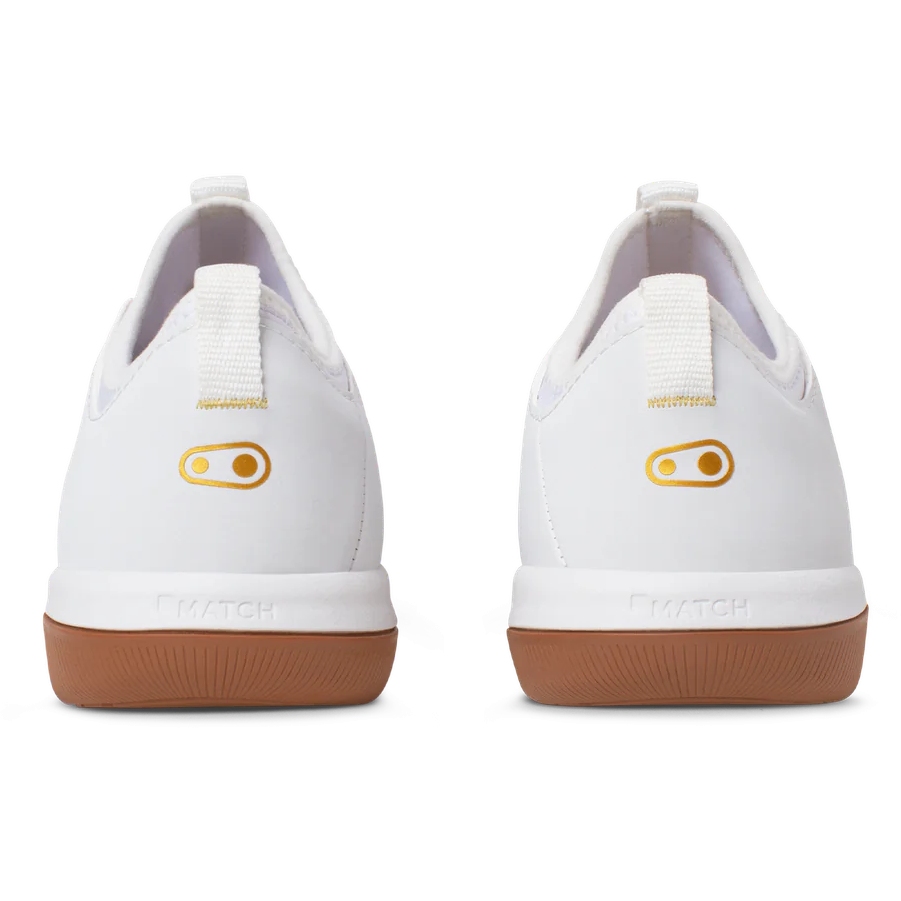 Crankbrothers Stamp Street Fabio Flat Pedal Shoes - white/gold/gum