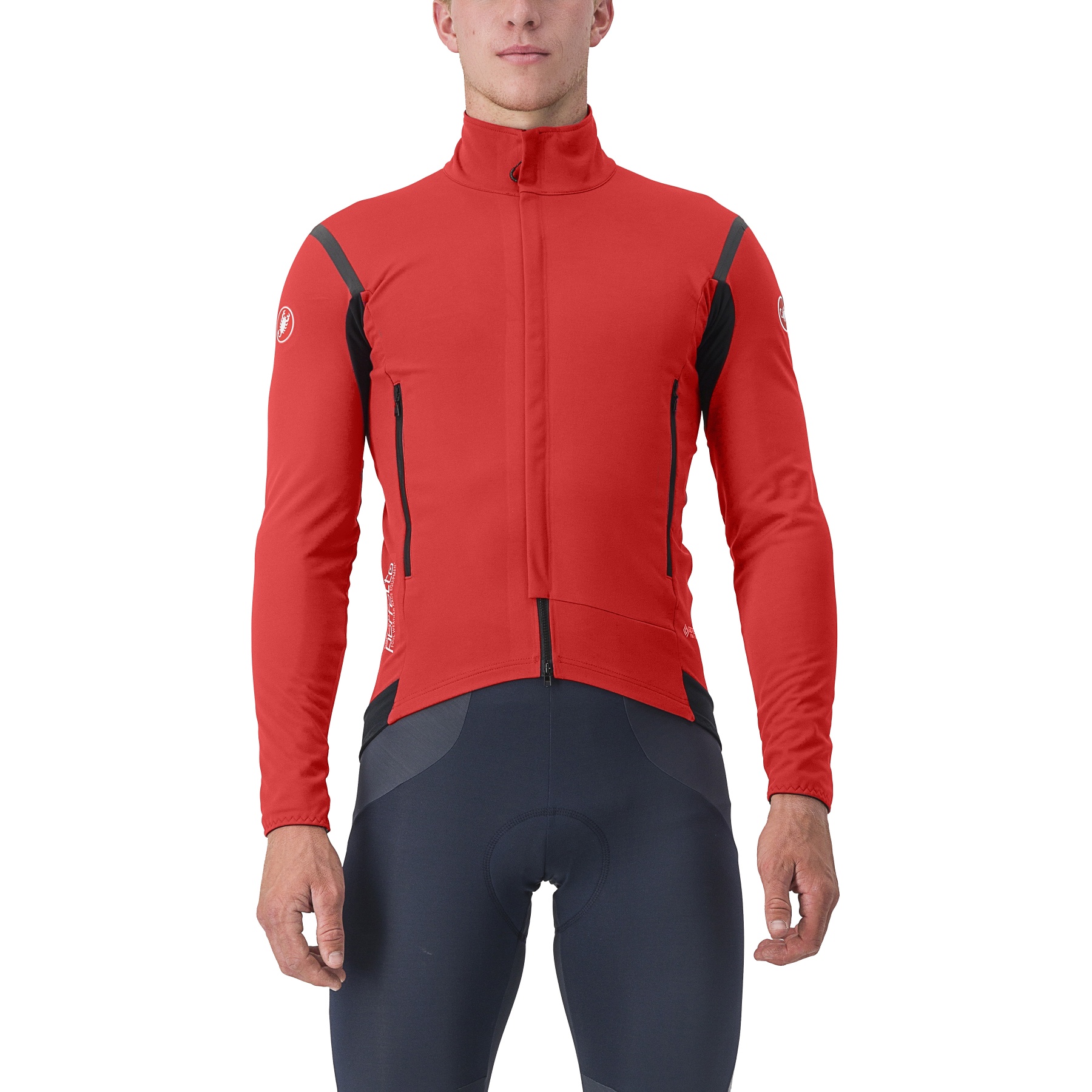 Picture of Castelli Perfetto RoS 2 Jacket Men - pompeian red/black reflex 642