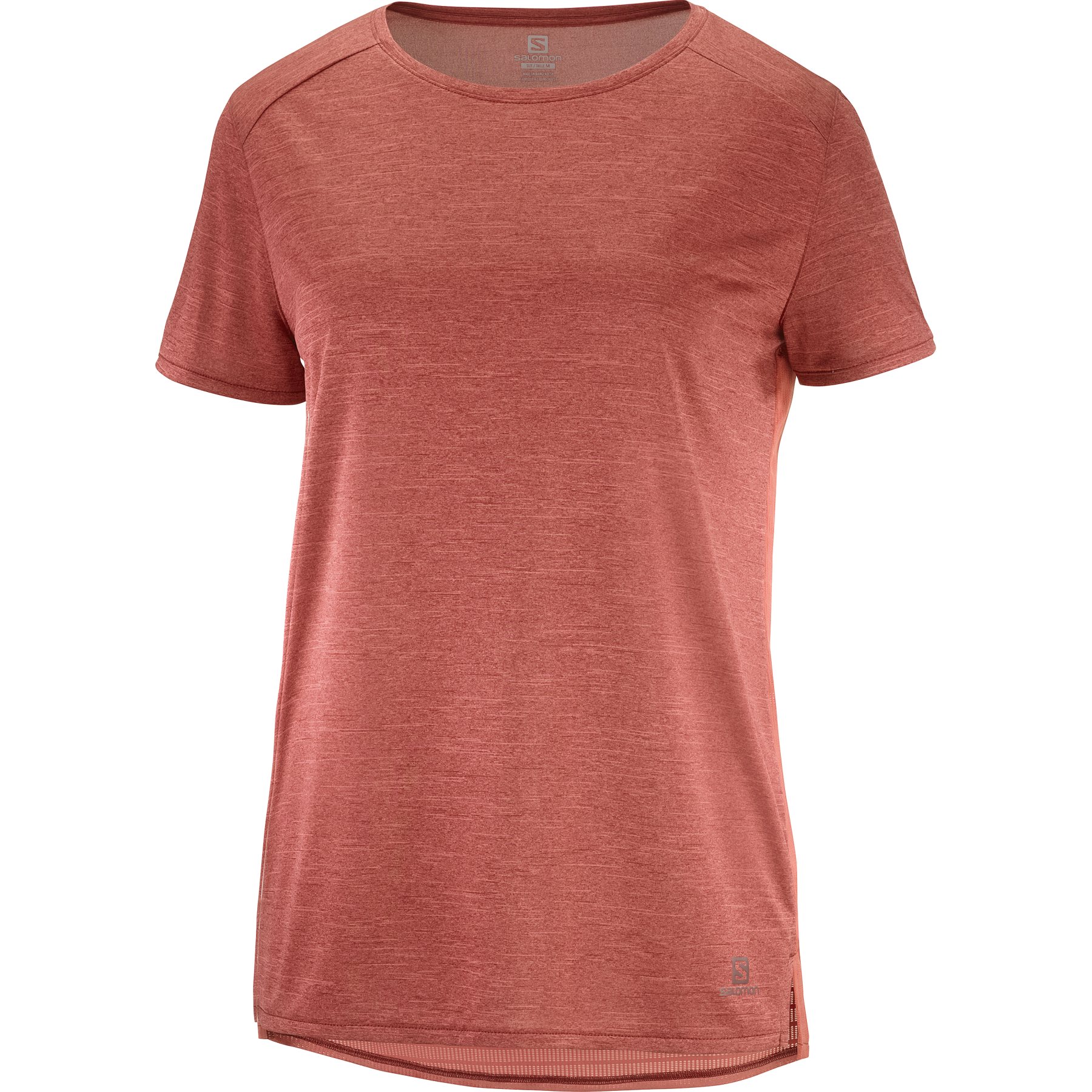 Image of Salomon Outline Summer T-Shirt Women - cabernet