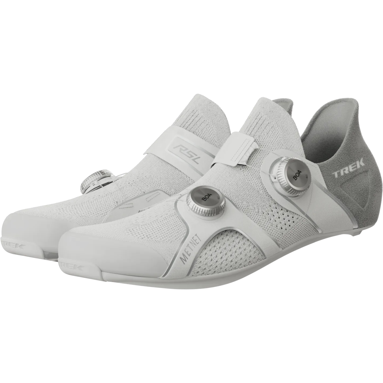 Trek RSL Knit Road Shoes - White/Silver | BIKE24 Trek RSL Knit Road Shoes - White/Silver | BIKE24