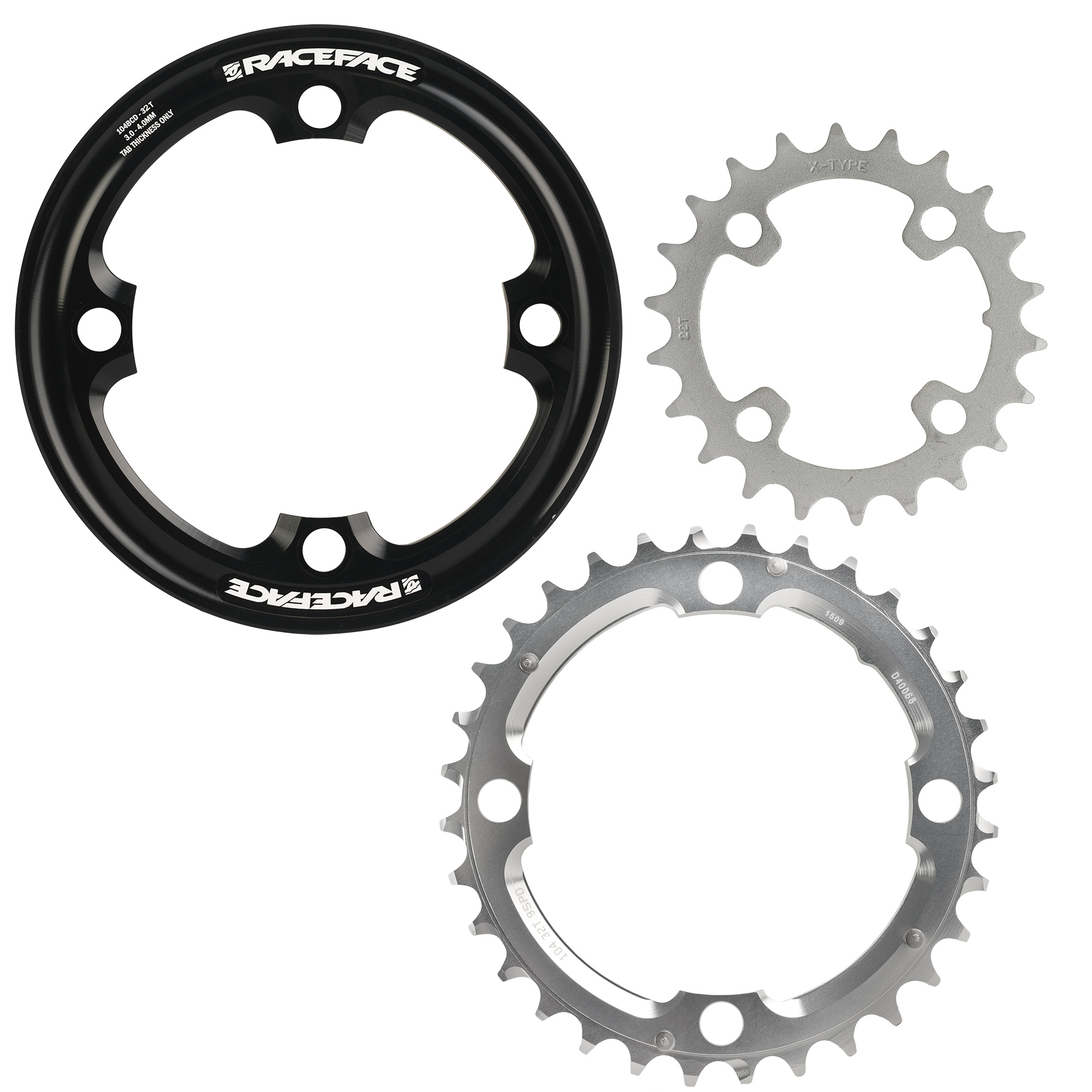 Produktbild von Race Face Team Fr Kettenblätter - 104mm - 9-fach