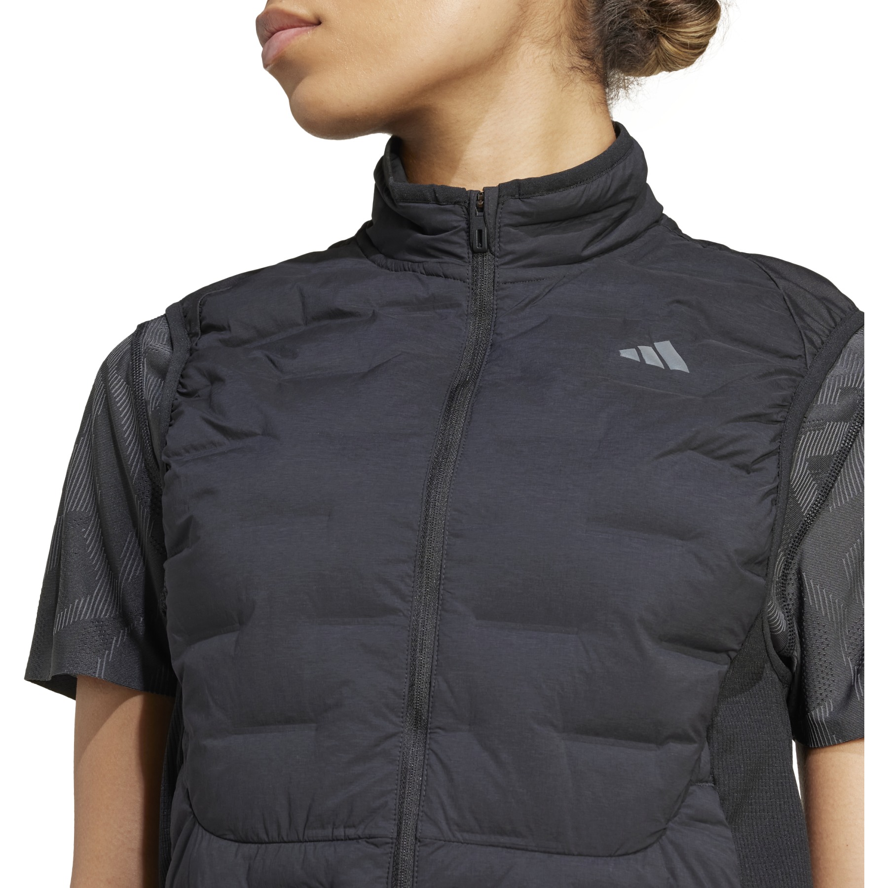 Black adidas vest womens online