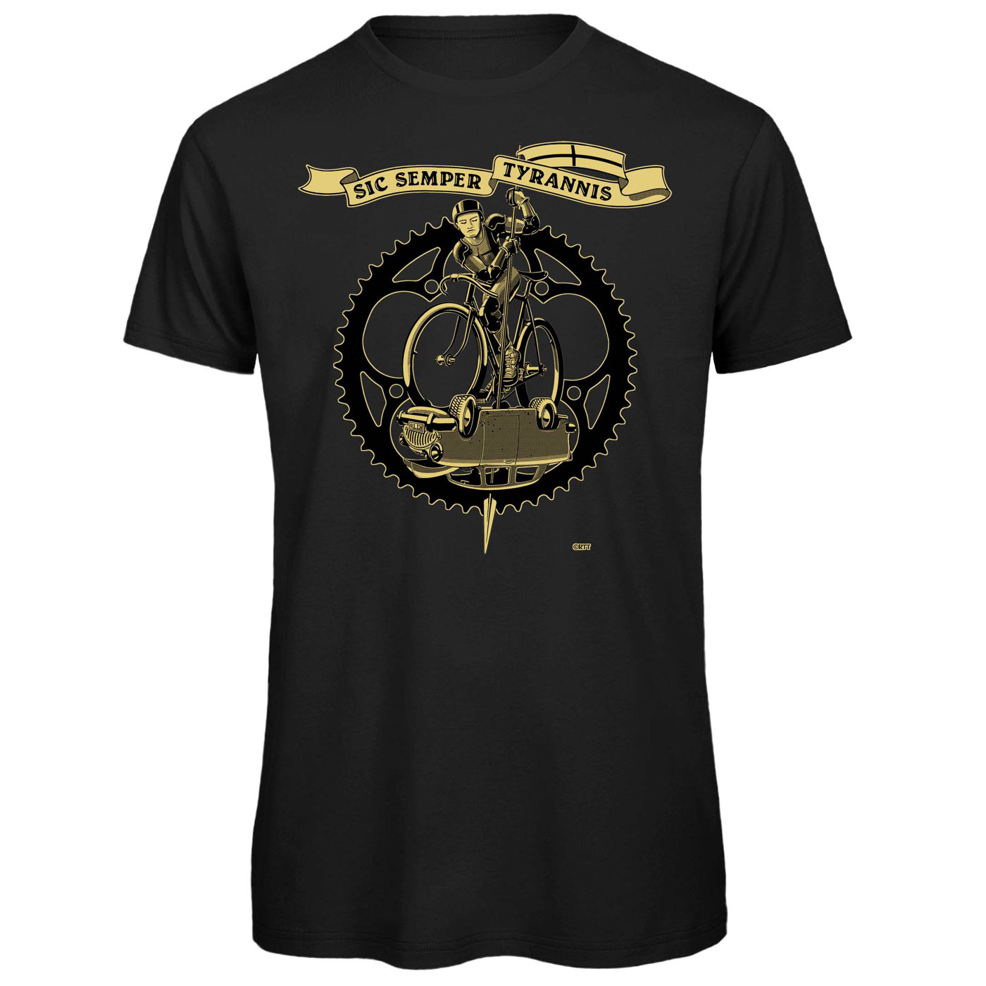 Bild von RTTshirts Fahrrad T-Shirt St. George - schwarz