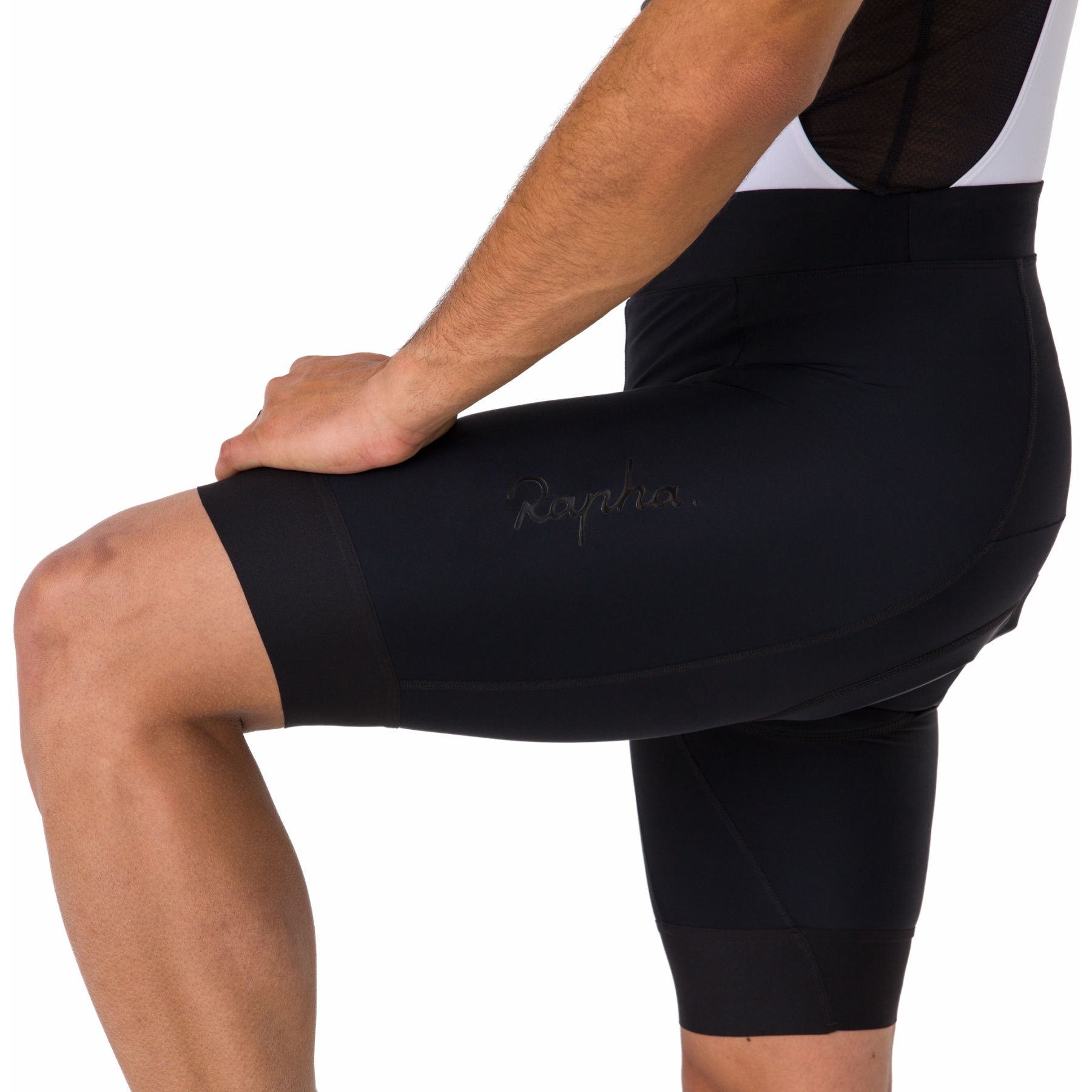 Rapha Core Bib Shorts Men - black/white | BIKE24