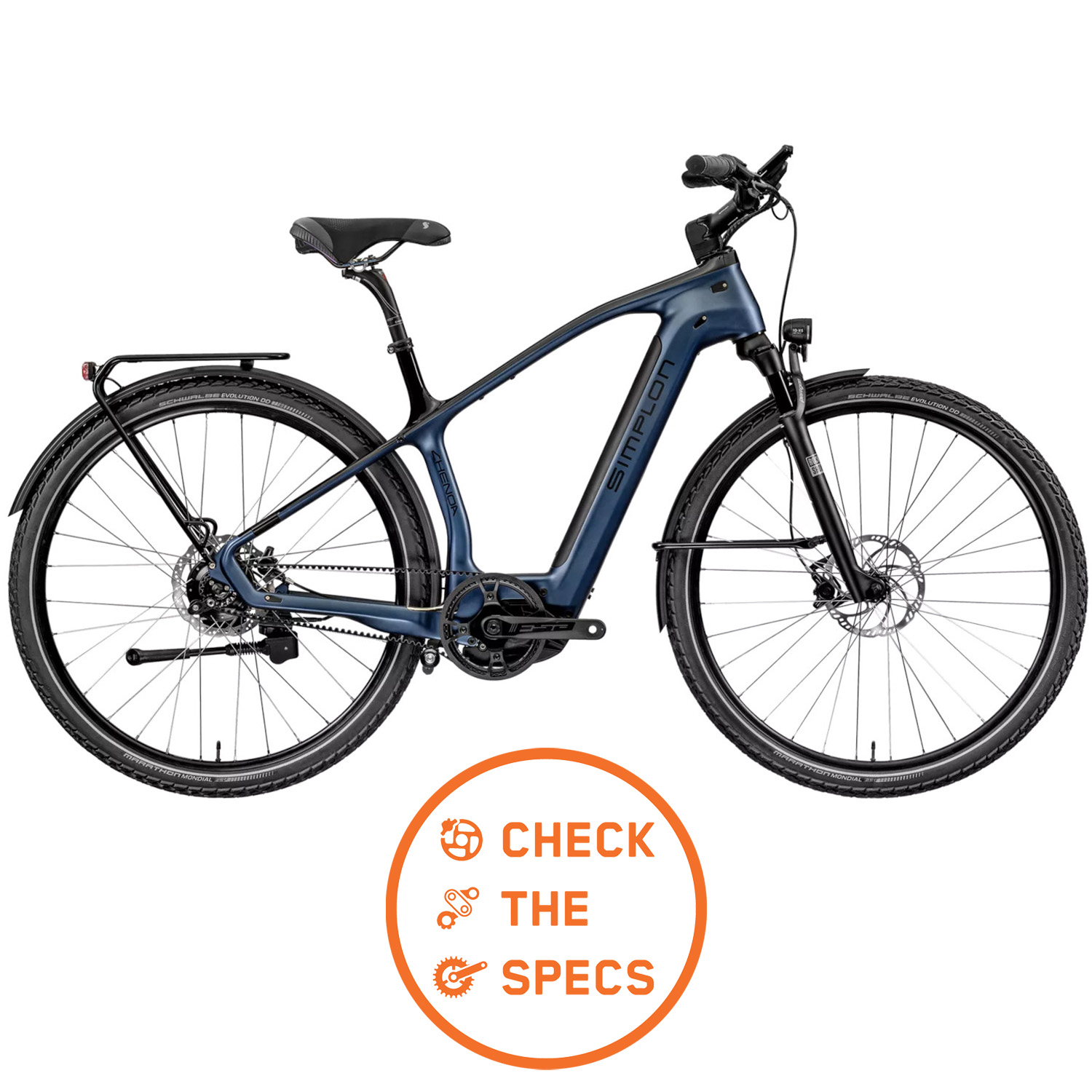Produktbild von Simplon CHENOA BOSCH CX B3 - XT - Herren Carbon Trekking E-Bike - 2023 - denim blue matt / black glossy A02