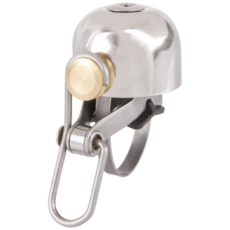 M-Wave Bella C-Yell Mini Bicycle Bell - silver | BIKE24