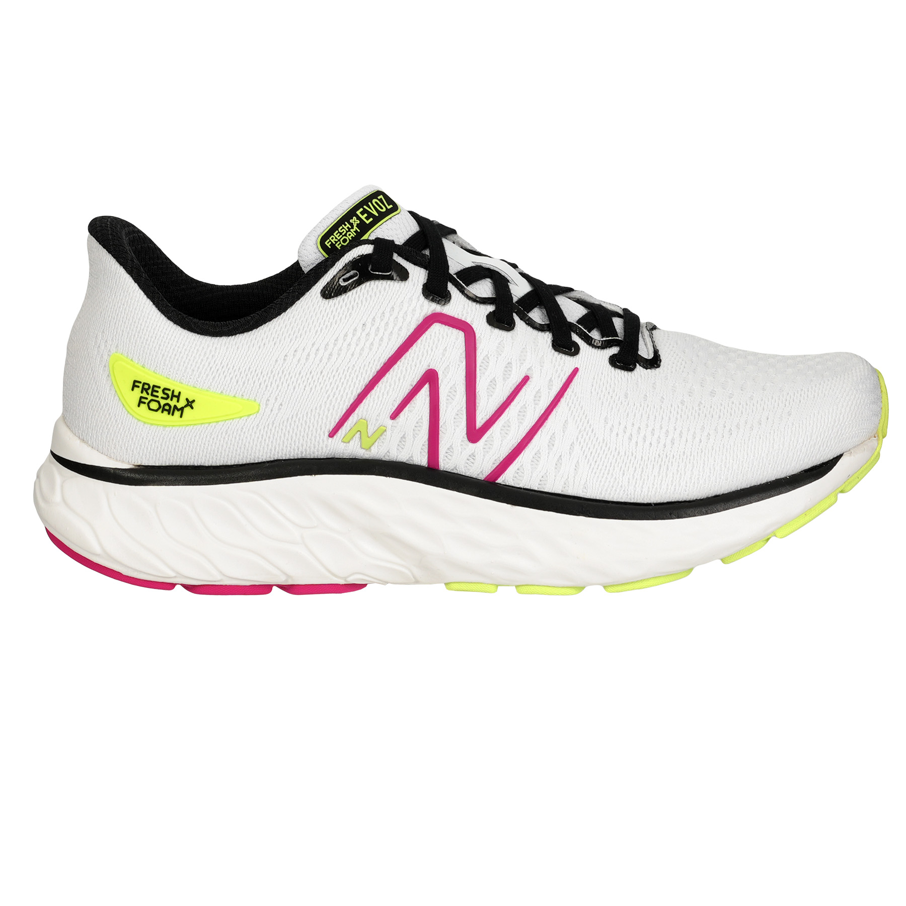 Produktbild von New Balance Fresh Foam X Evoz v3 Straßen-Laufschuhe Damen - White/Carnival Pink