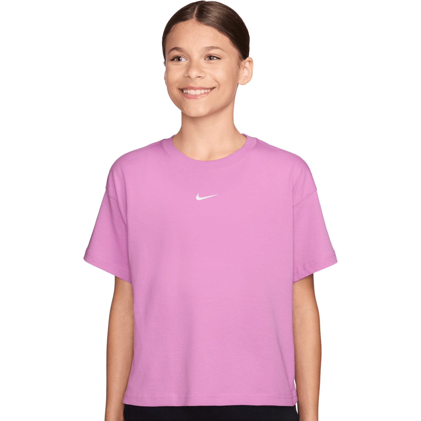 Nike Boxy Essential Tee Girls - light magenta FZ5559-503 | BIKE24