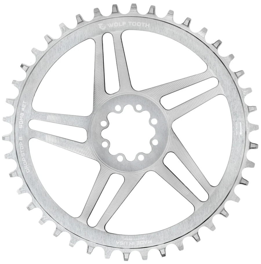 Wolf Tooth Chainring for SRAM 8-Bolt Direct Mount | Drop-Stop B