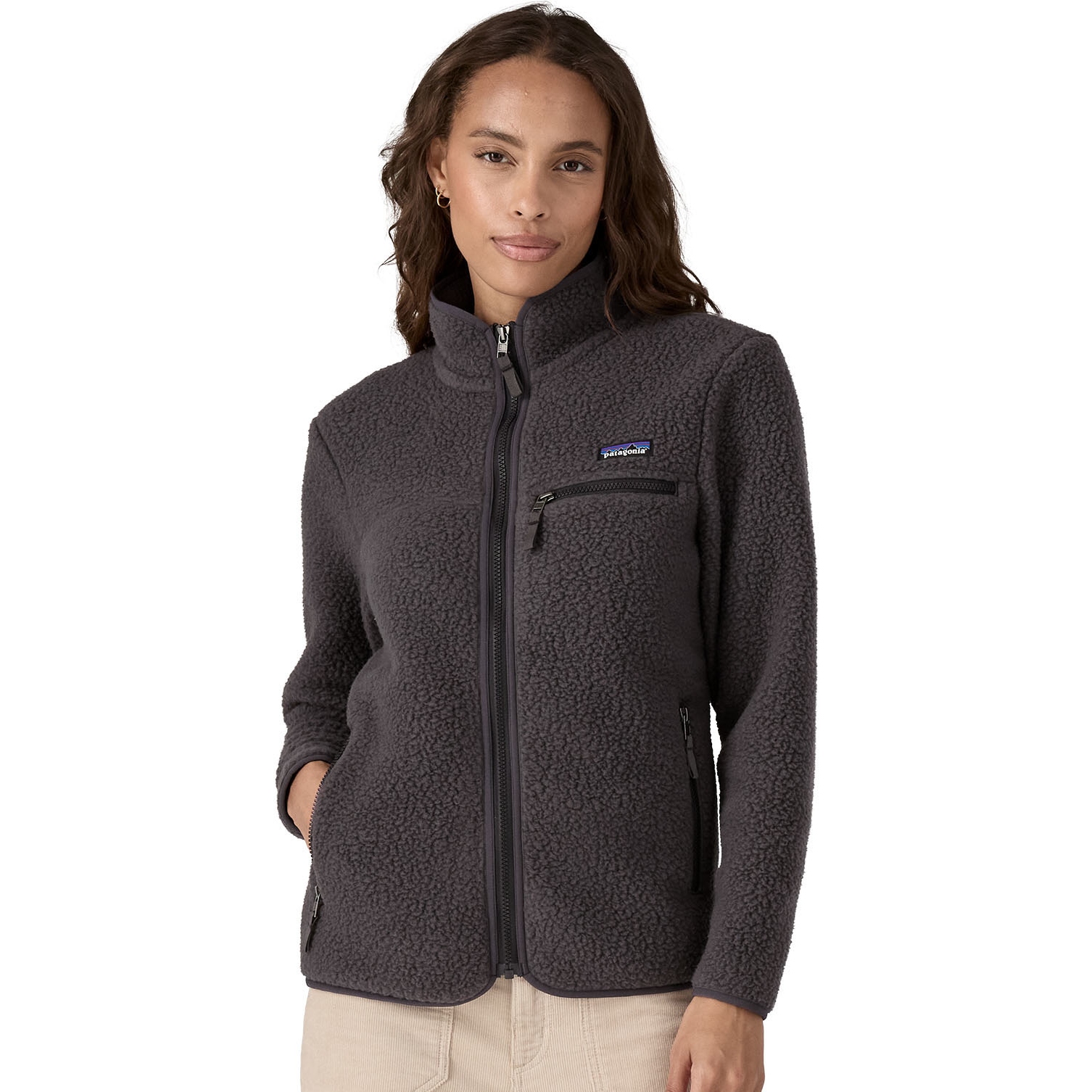 Bild von Patagonia Retro Pile Fleecejacke Damen - Ink Black