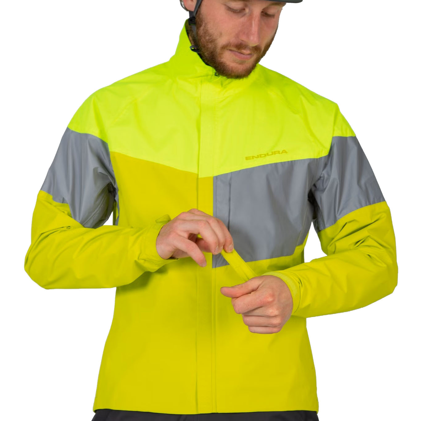 Picture of Endura Urban Luminite II Jacket Men - hi-viz yellow/reflective