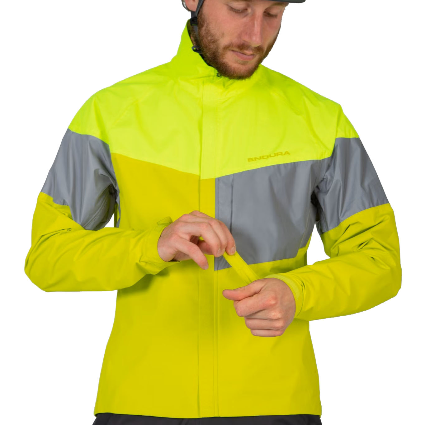 Foto van Endura Urban Luminite II Jas Heren - hi-viz yellow/reflective