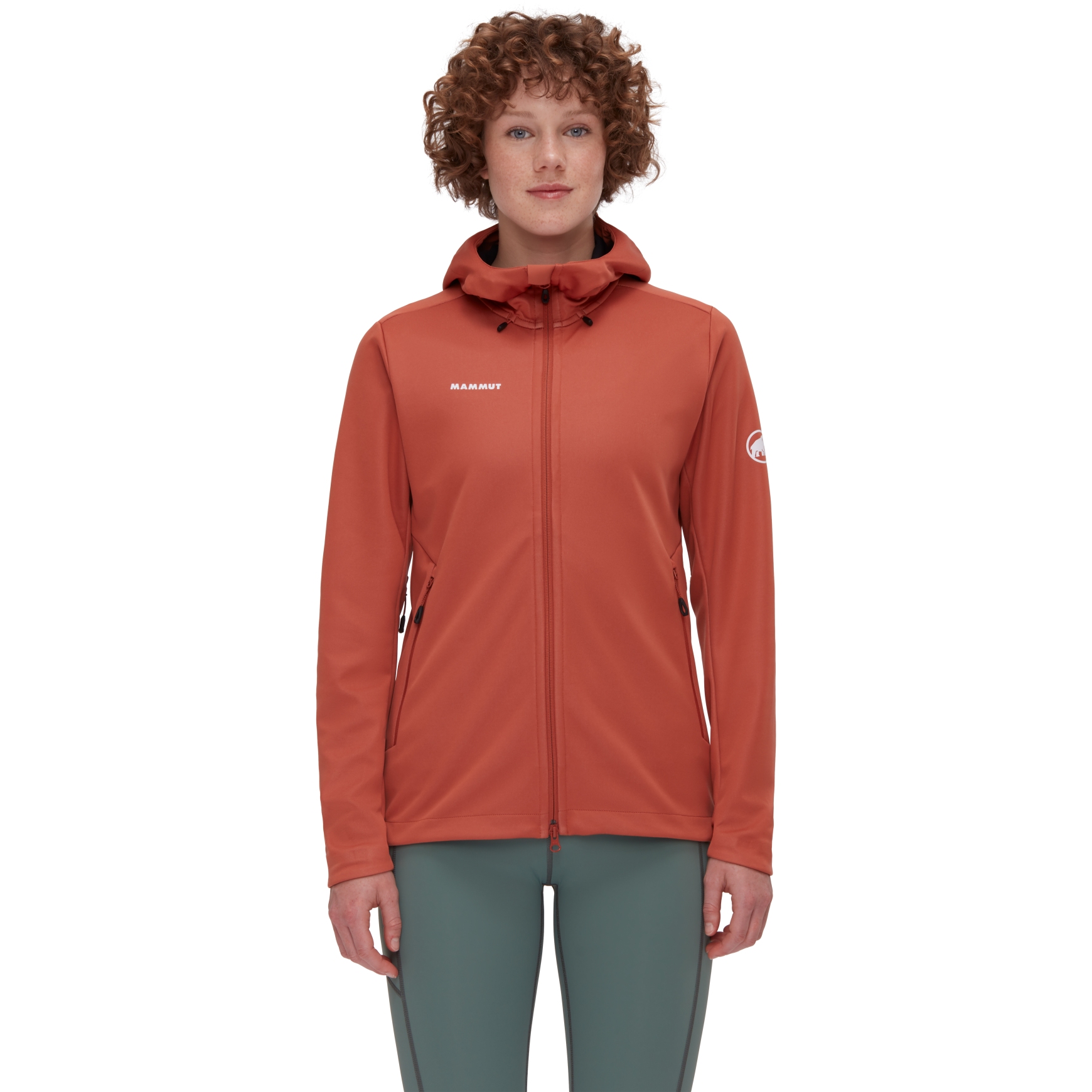 Picture of Mammut Ultimate VII Softshell Hooded Jacket Women - brick