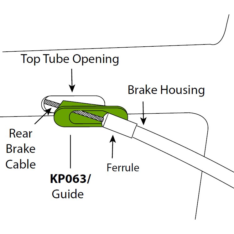 Picture of Cannondale KP063/ Brake Hose Guide for Slice Aero, Synapse, SuperSix Evo