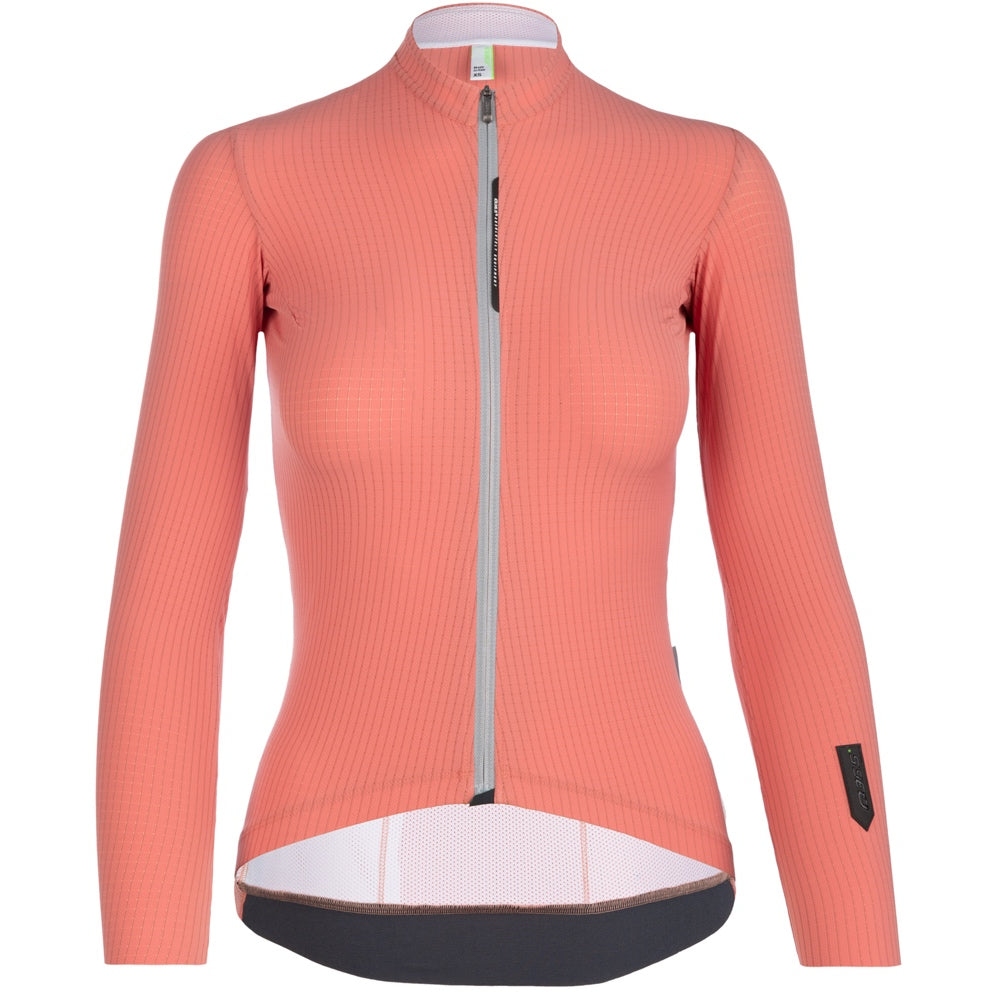 Picture of Q36.5 L1 Long Sleeve Women&#039;s Jersey - pinstripe x rosa antico