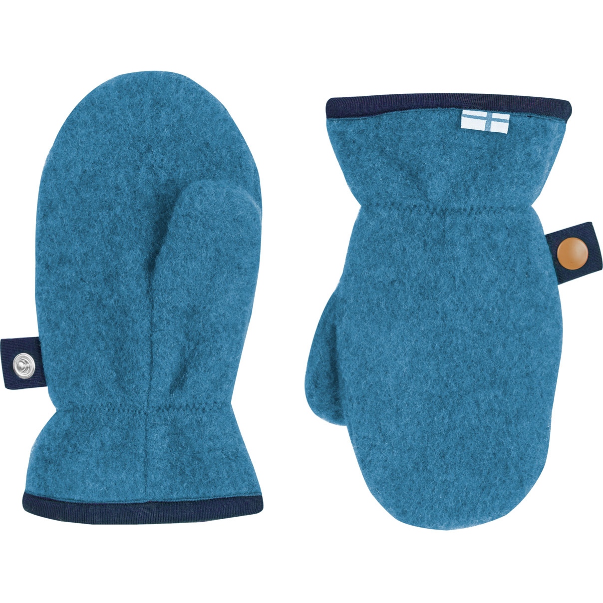 Picture of Finkid NUPUJUSSI WOOL Mittens Kids - real teal