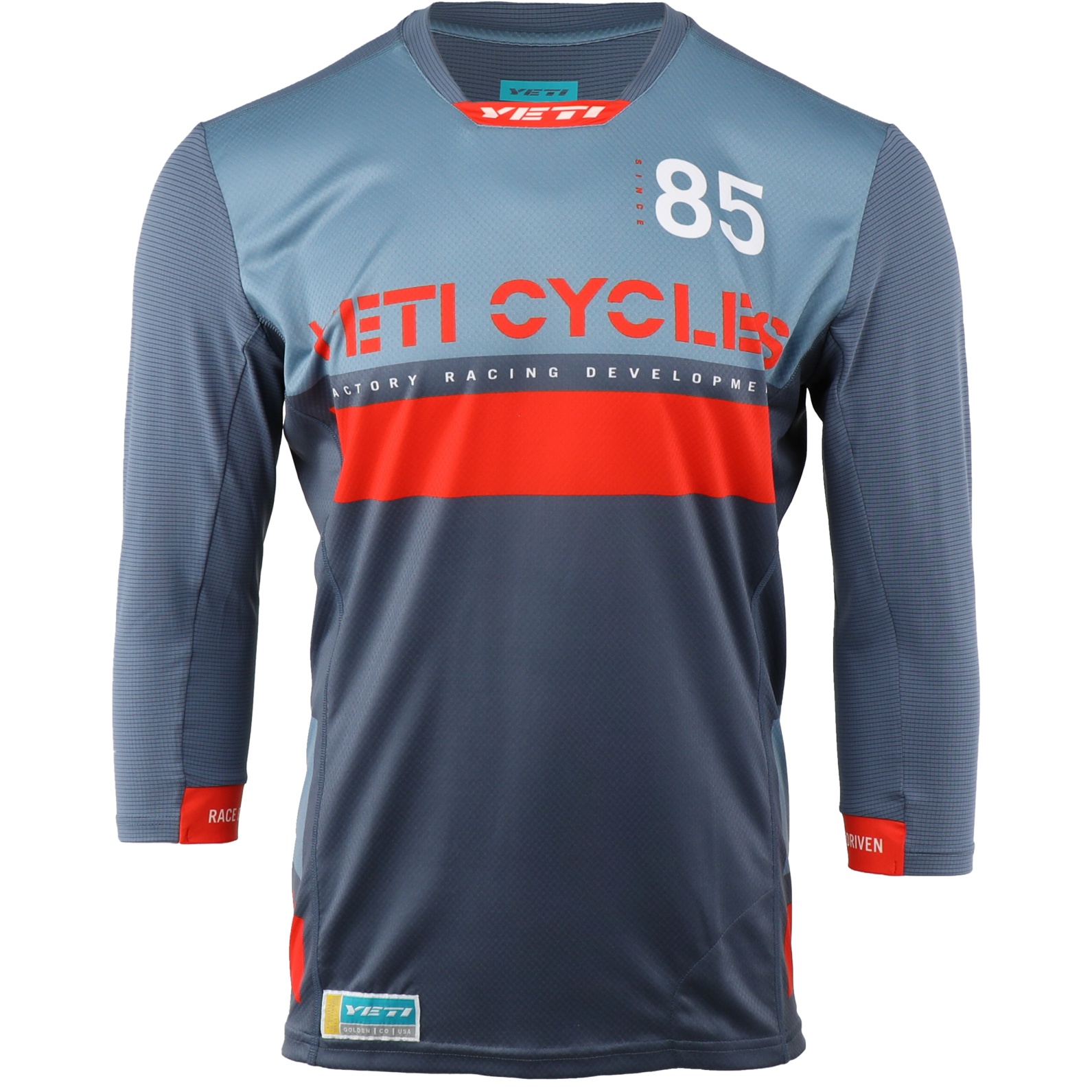 Picture of Yeti Cycles Enduro 3/4 Sleeve Jersey - Slate