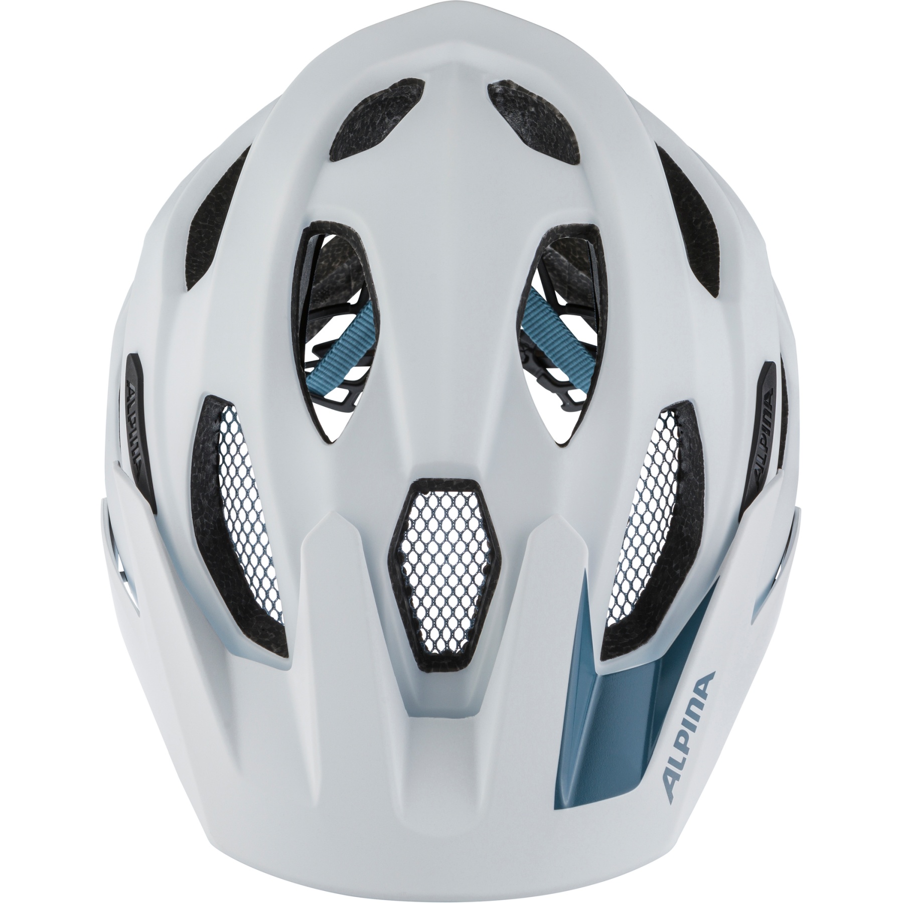 Alpina Carapax 2.0 Bike Helmet - white pebble blue matt | BIKE24