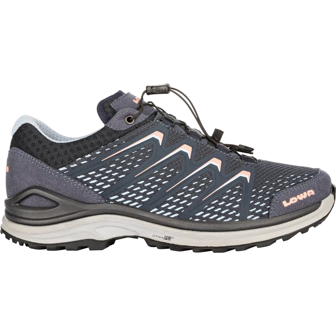 Picture of LOWA Maddox GTX Lo Shoes Women - steel blue/salmon