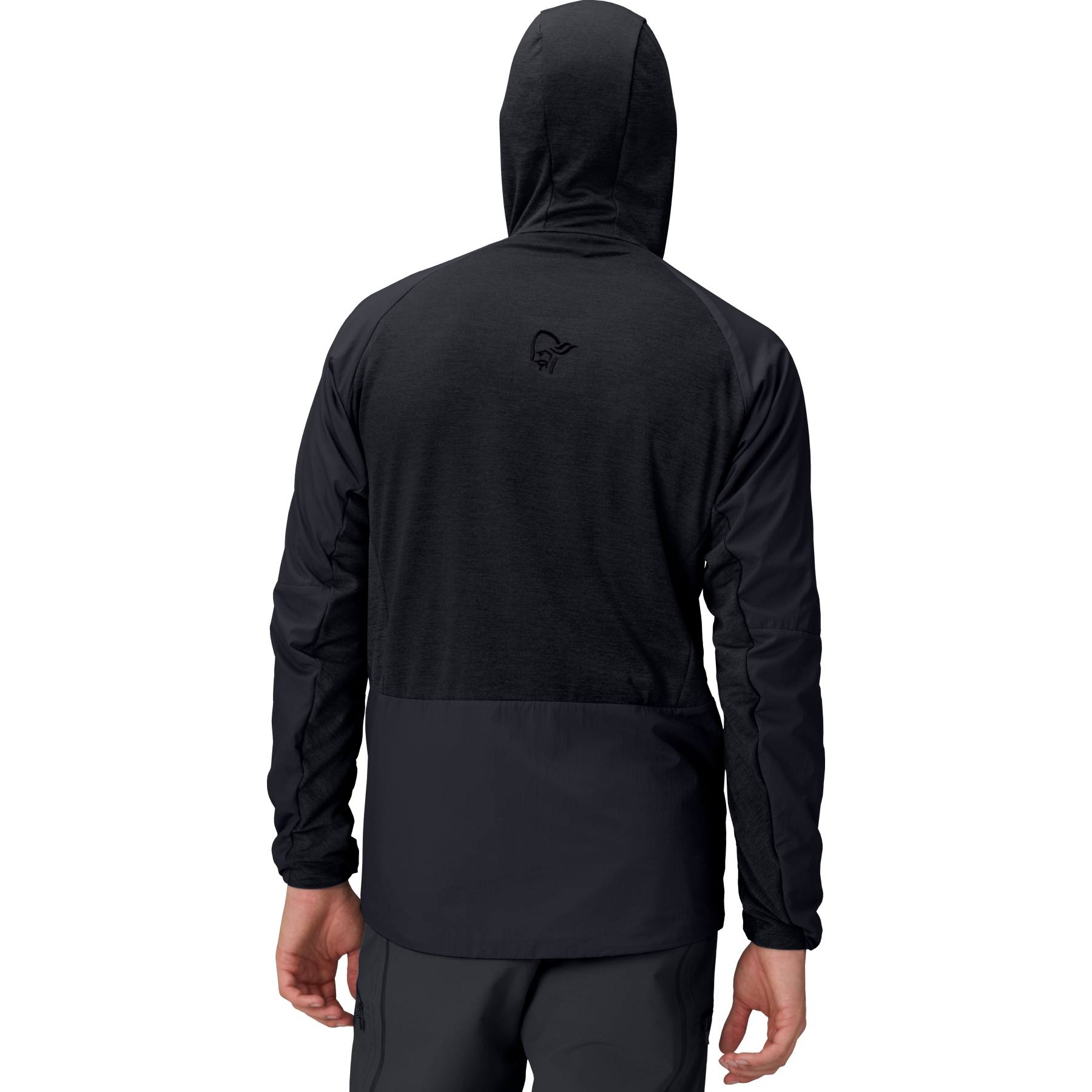 Norrona møre Octa Zip Hood Anorak Men - Caviar | BIKE24