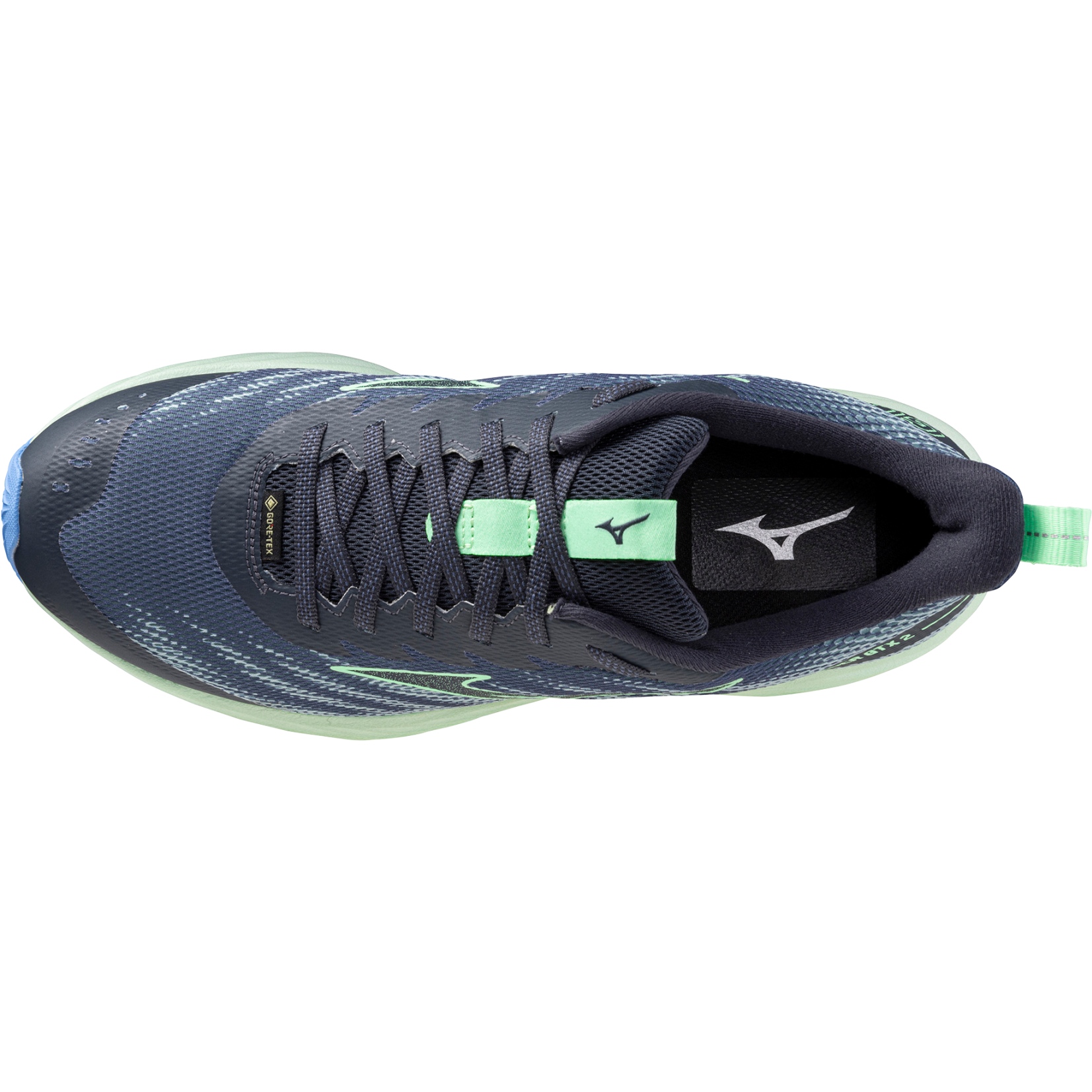 Mizuno Wave Rider GTX 2 Running Shoes Men - Vintage Indigo