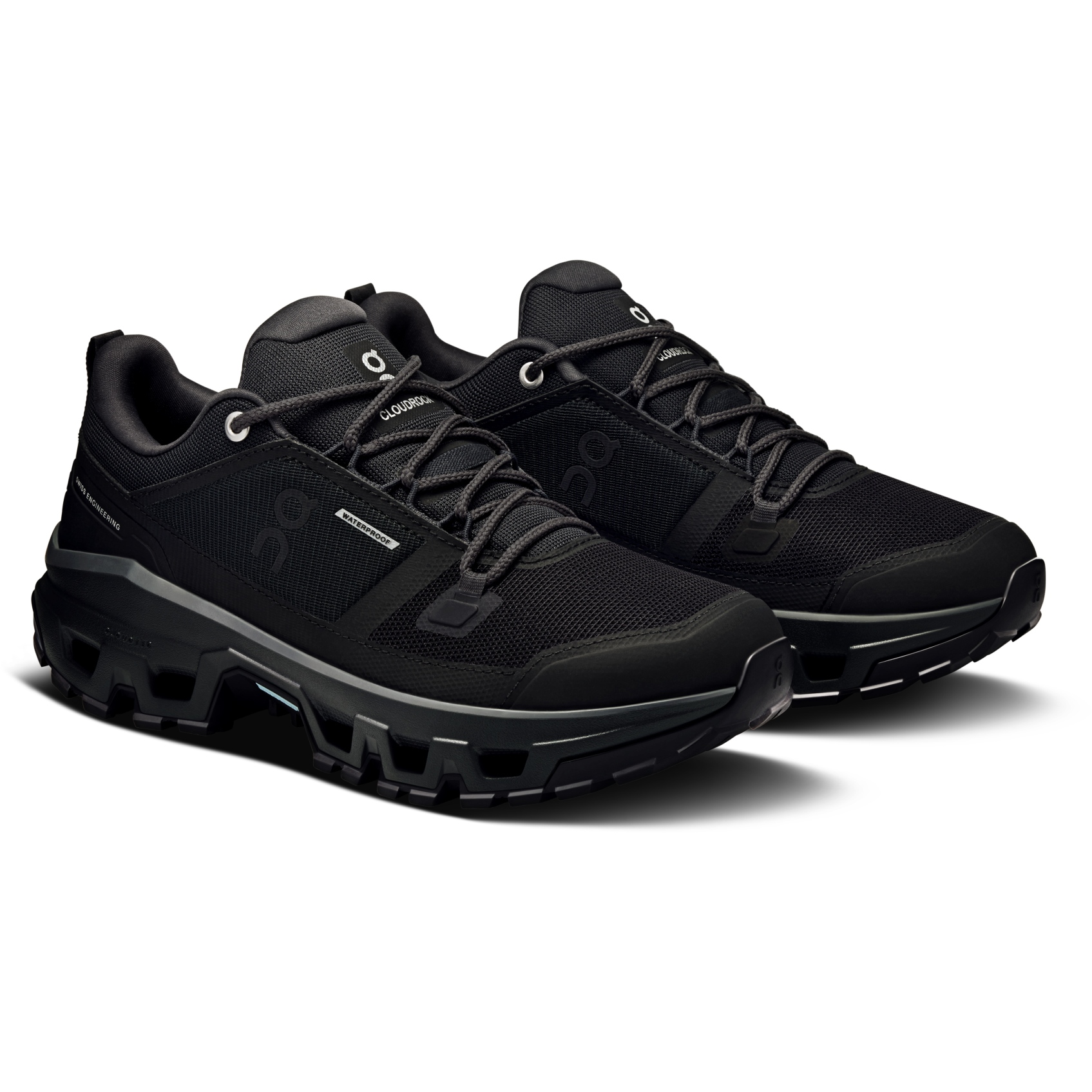 Bild von On Cloudrock Low Waterproof Wanderschuhe Damen - Schwarz | Schwarz