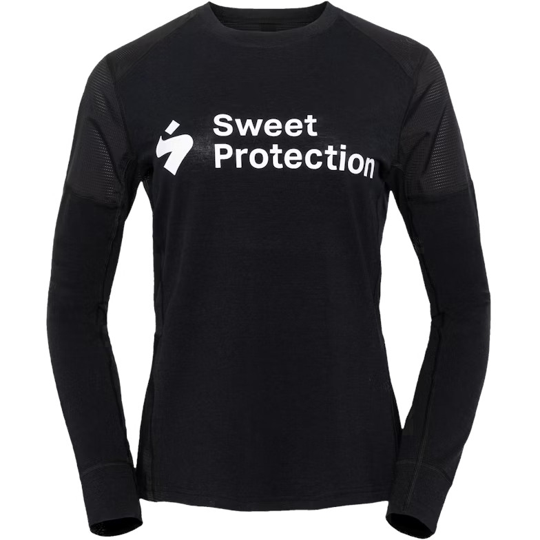 Photo produit de SWEET Protection Maillot Manches Longues Femme - Hunter Merino Hybrid - Noir